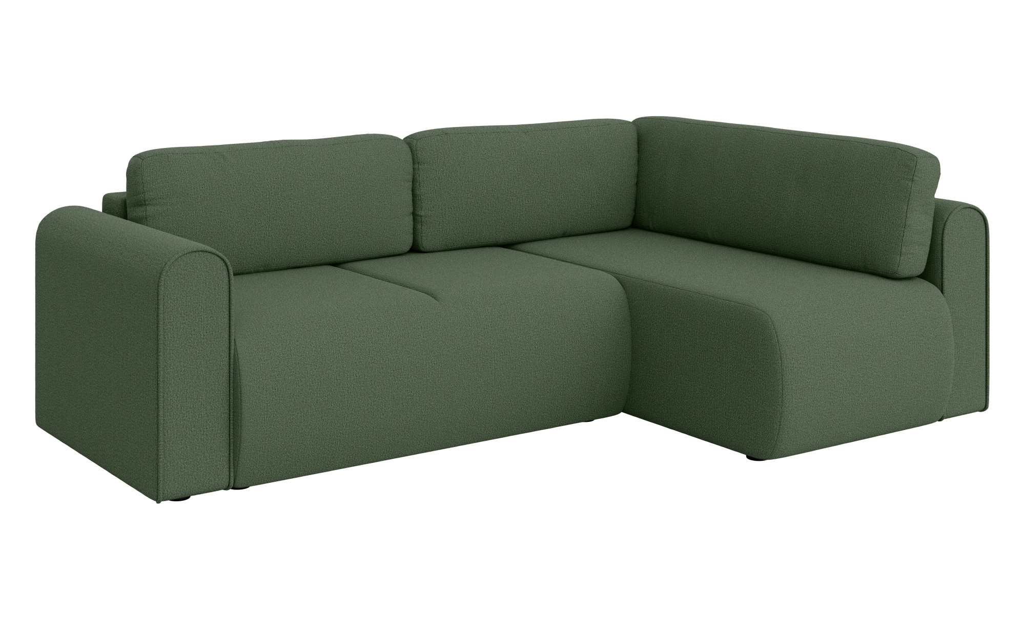 INOSIGN Ecksofa »Zacharia wahlweise Schlafsofa mit Bettkasten, B/T/H 250/166/86 cm«, L-Form mit Wellenunterfederung, Ottomane rechts oder links bestellbar