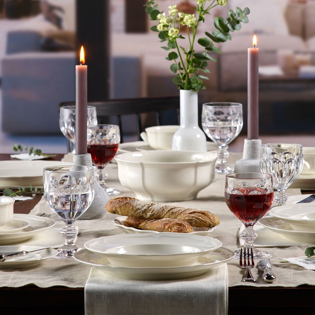 Villeroy & Boch Speiseteller »Speiseteller Manoir ø 26,7 cm 6er Set weiß«