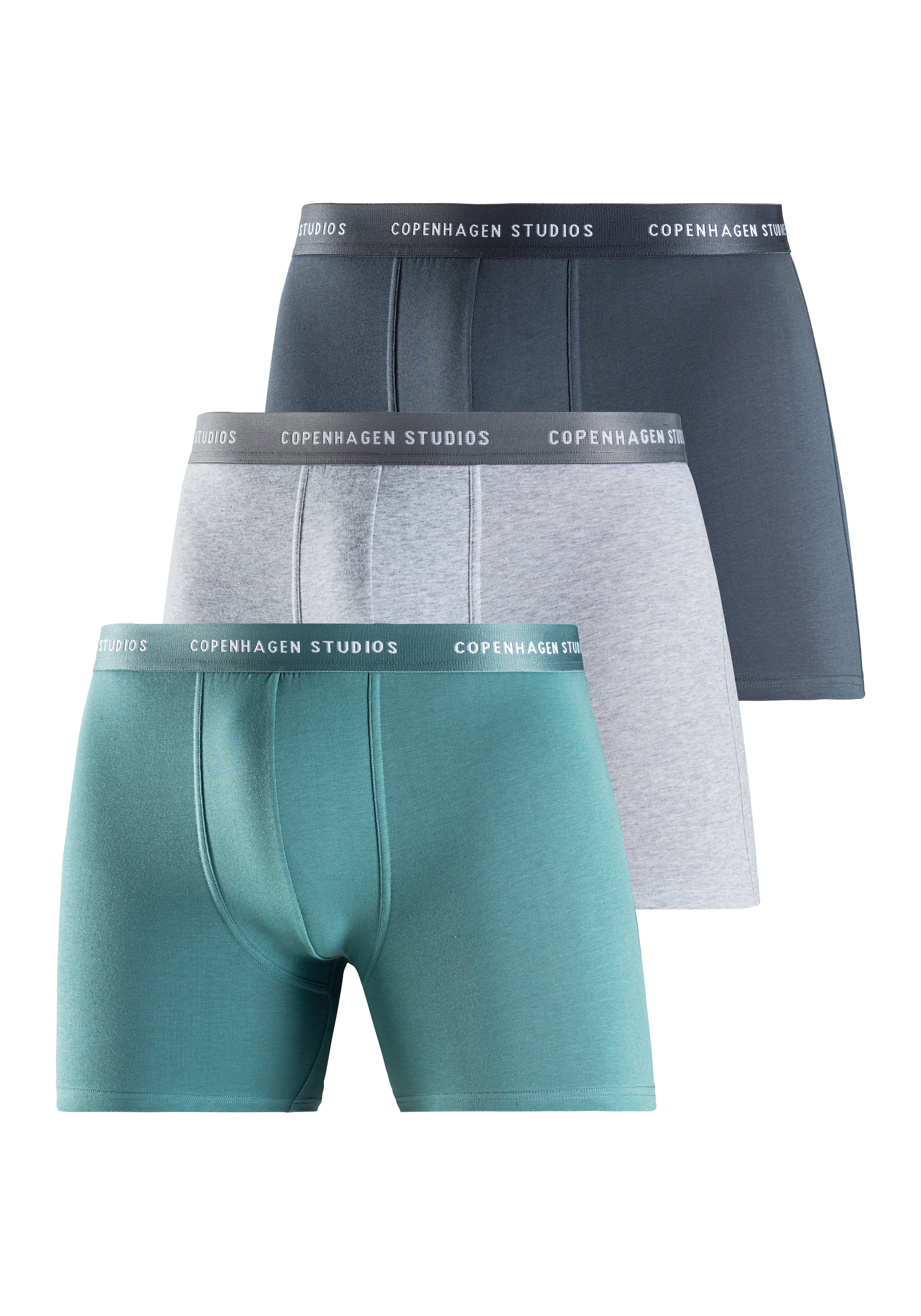 Copenhagen Studios Langer Boxer "Boxershorts für Herren", (Packung, 3 St.), günstig online kaufen