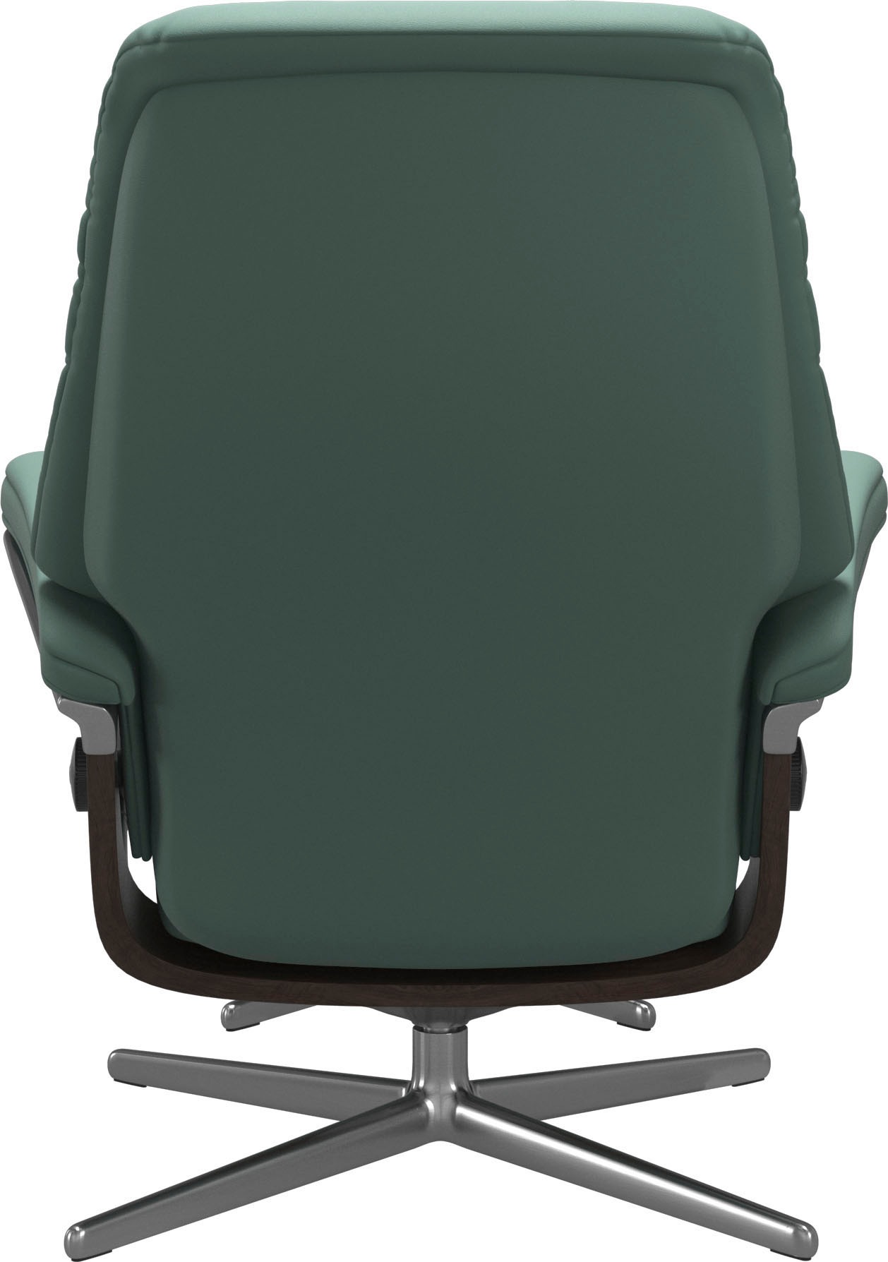 Stressless® Relaxsessel »Sunrise« Set, Relaxsessel mit Hocker,  mit Hocker, mit Cross Base, Größe S, M & L, Holzakzent Wenge