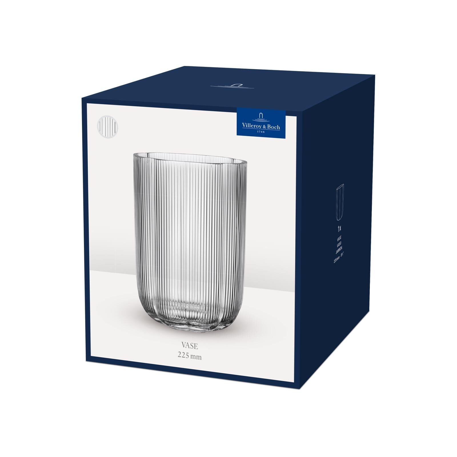 Villeroy & Boch Dekovase »Vase Fleur 22,5 cm blau«