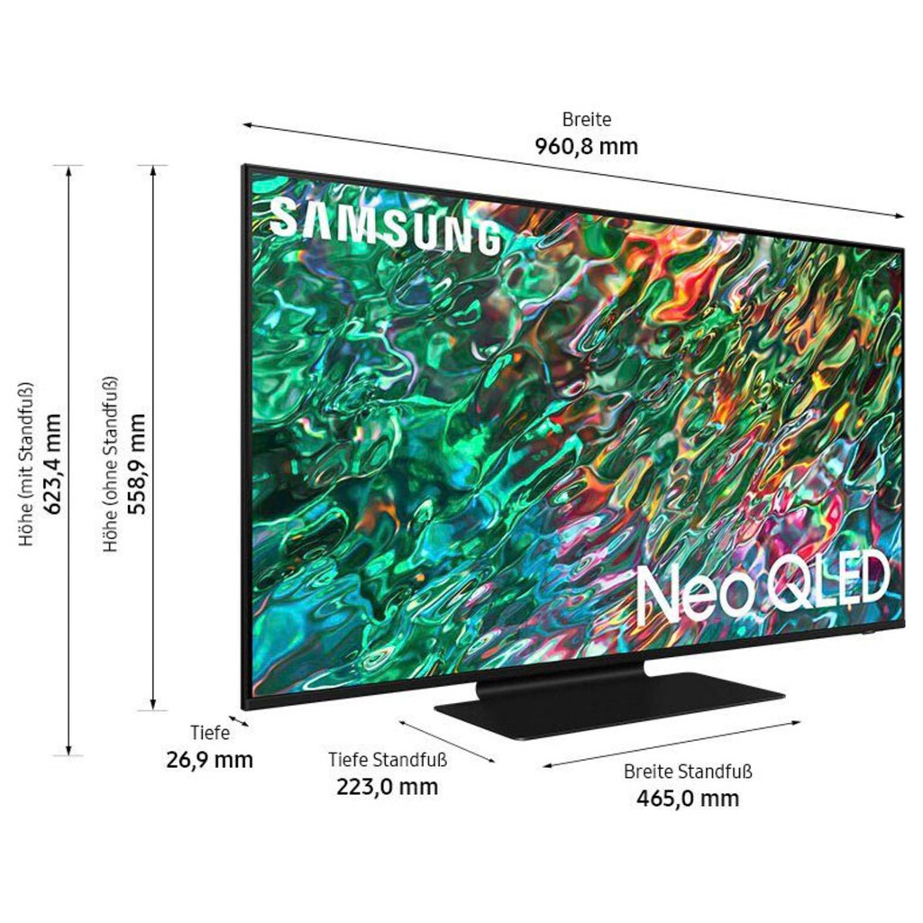 Samsung LED-Fernseher »GQ43QN90BAT + Xbox Controller«, 108 cm/43 Zoll, 4K Ultra HD, Smart-TV