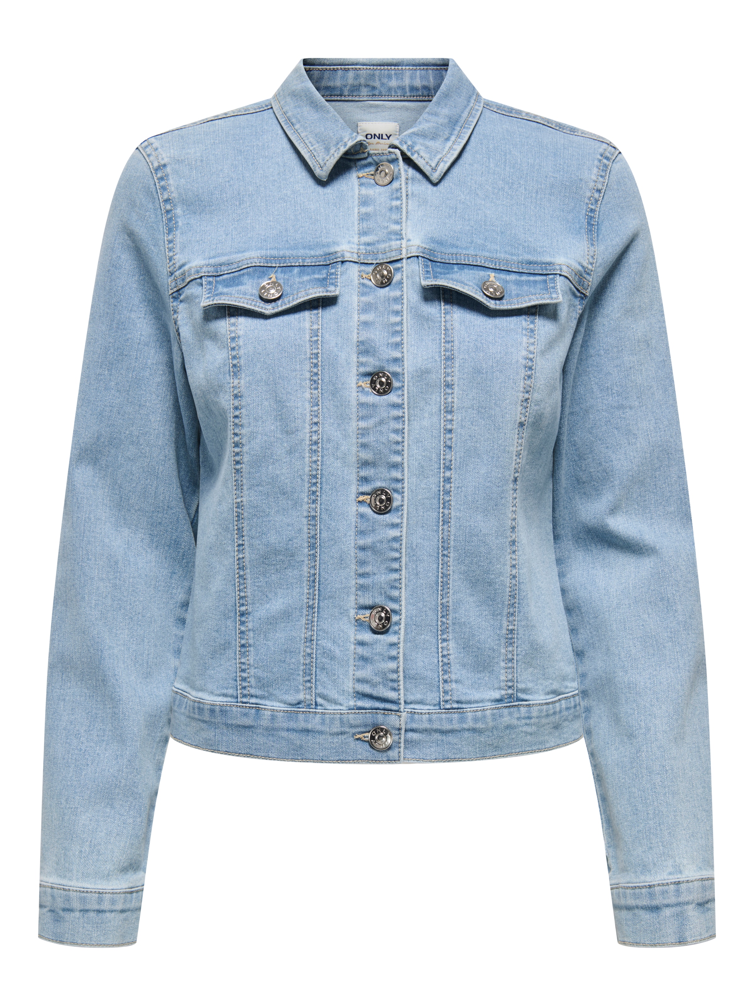 ONLY Jeansjacke "ONLWONDER – Jeansjacke in kurzer Form mit Stretch", figurb günstig online kaufen