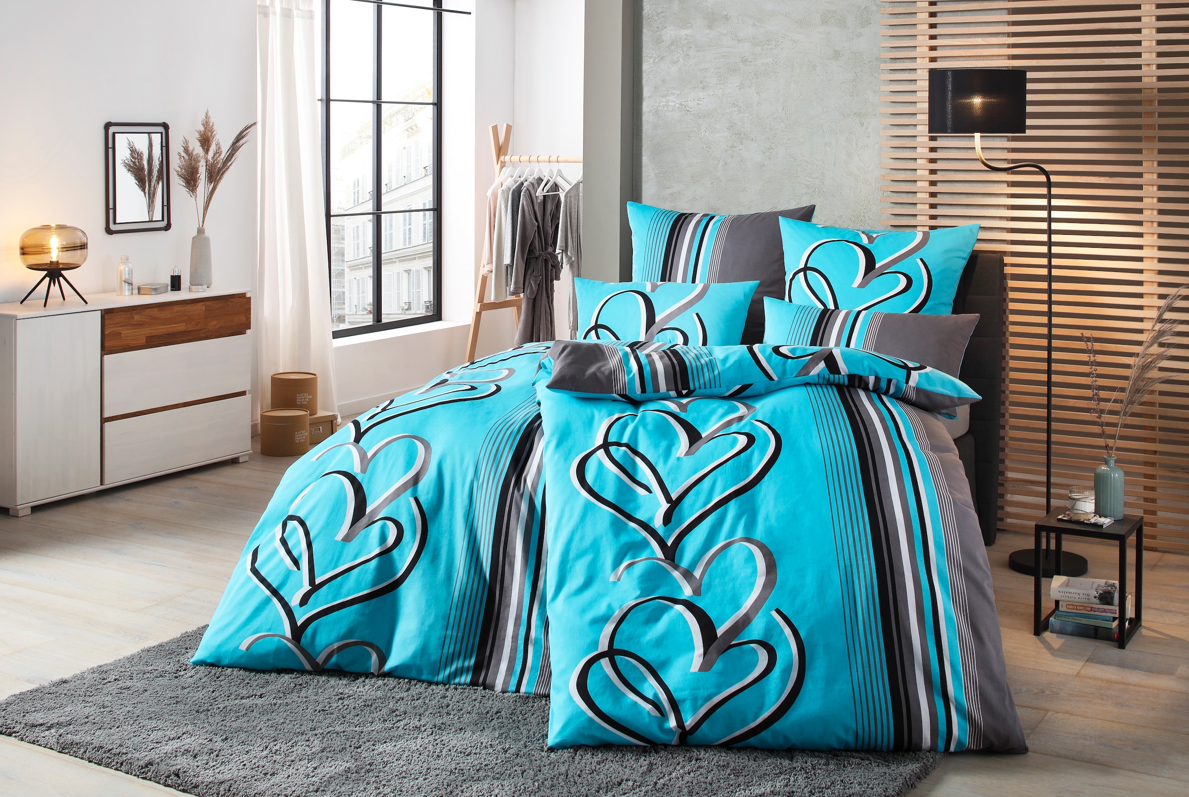 OTTO home Bettwäsche "Area in Gr. 135x200 oder 155x220 cm" 2 Stk. tlg. Bett günstig online kaufen