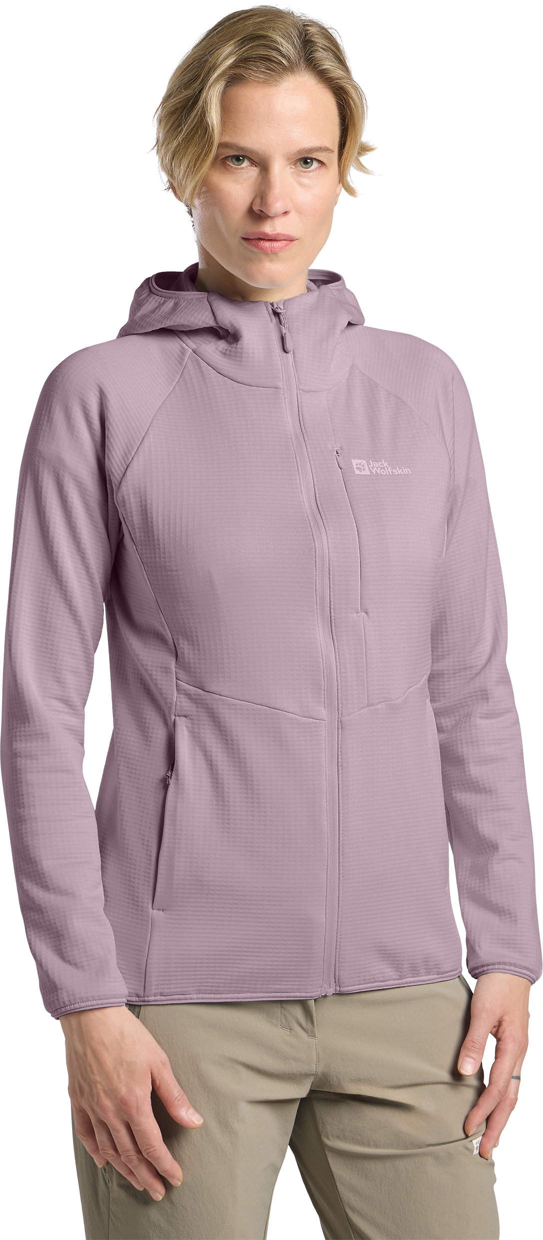 Jack Wolfskin Flisinis bliuzonas su gobtuvu »KOLBENB...