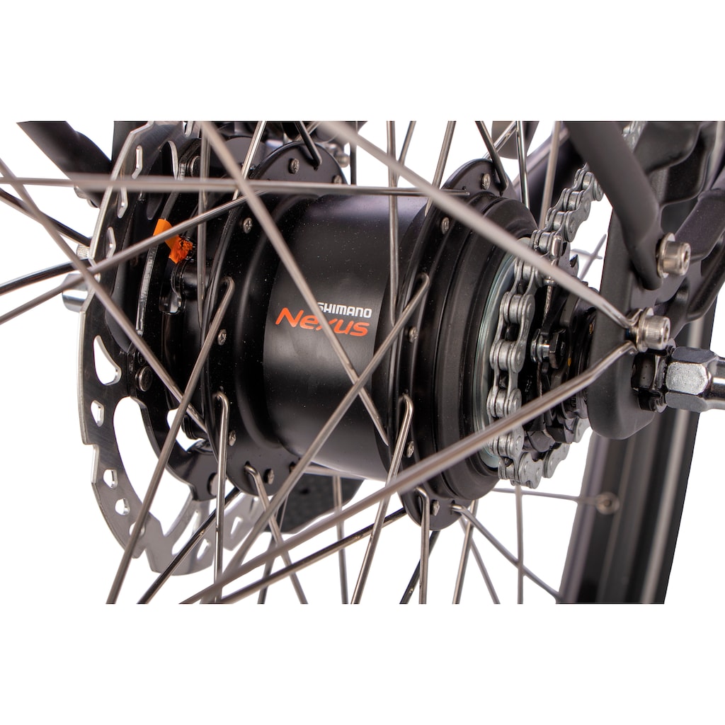 SAXONETTE E-Bike »Premium Plus 3.0«, 8 Gang, Mittelmotor 250 W