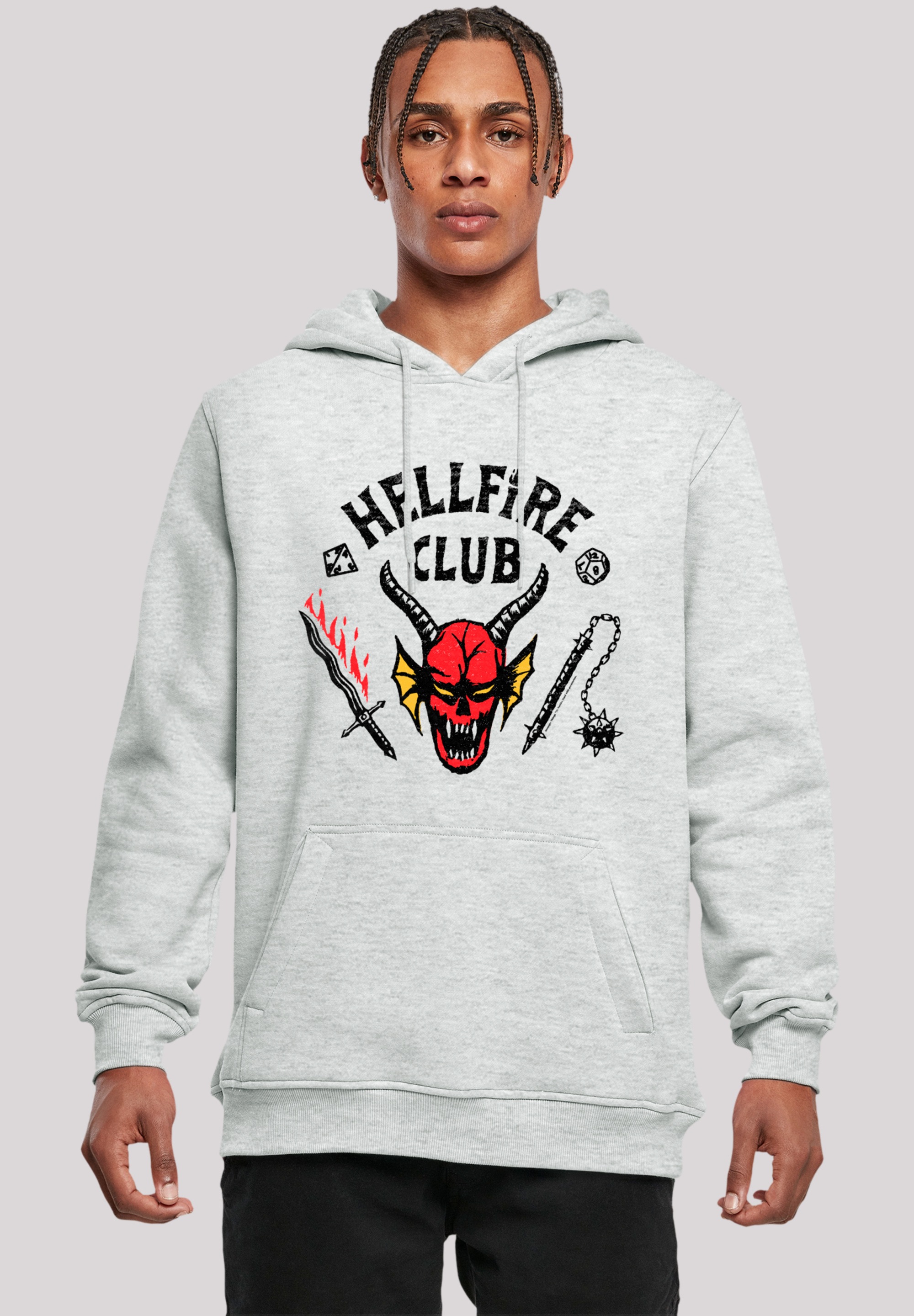 F4NT4STIC Kapuzenpullover "Stranger Things Hellfire Club Netflix TV Series" günstig online kaufen