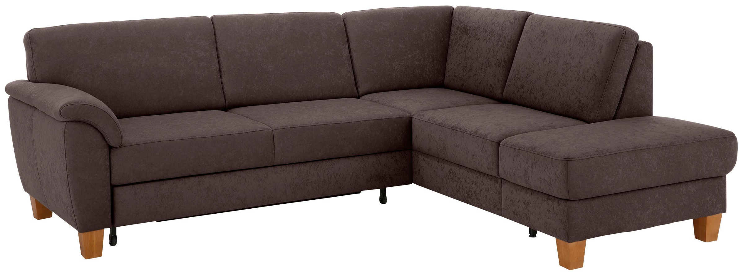 Home affaire Ecksofa "Alta L-Form" mit Federkern und Kontrastnaht, Füße Buc günstig online kaufen