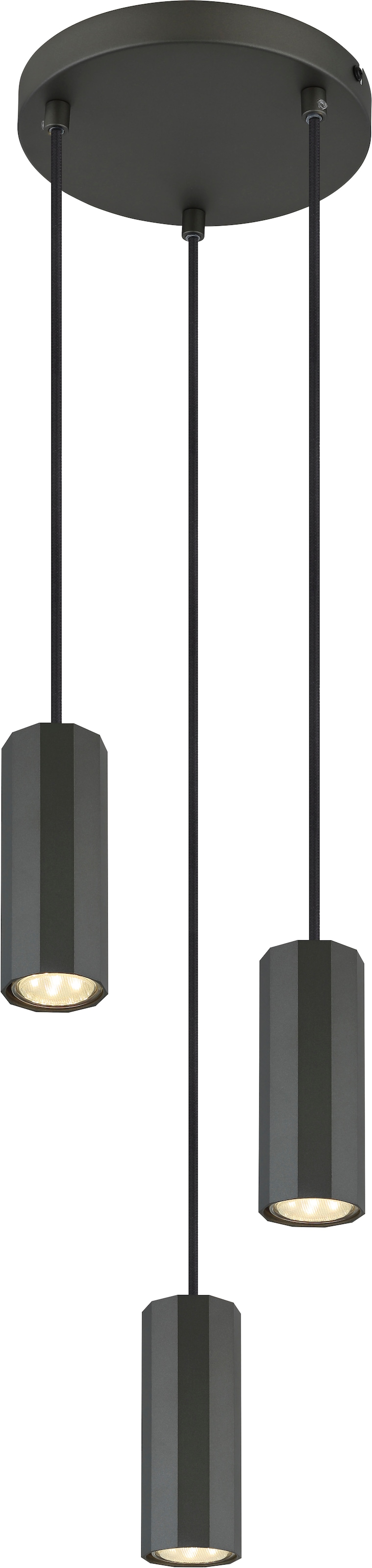 GLOBO LIGHTING Hängeleuchte »JAMES« GU10 1 Stk. Hängeleuchte mit Aluminium, GU10 Fassung, höhenverstellbar