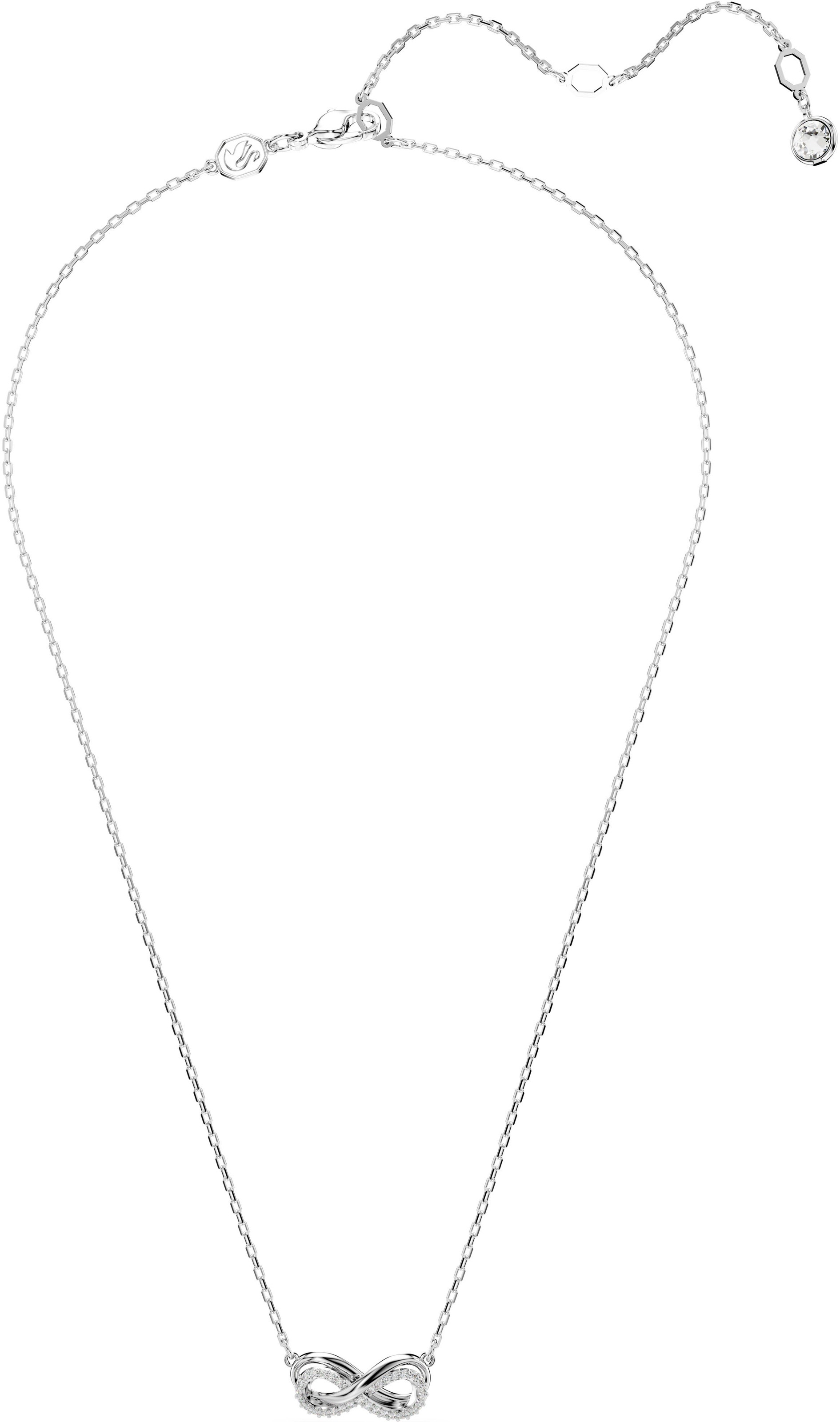 Swarovski Kette mit Anhänger »Hyperbola, Pavé, Unendlichkeit, 5687265«, mit Swarovski® Kristall