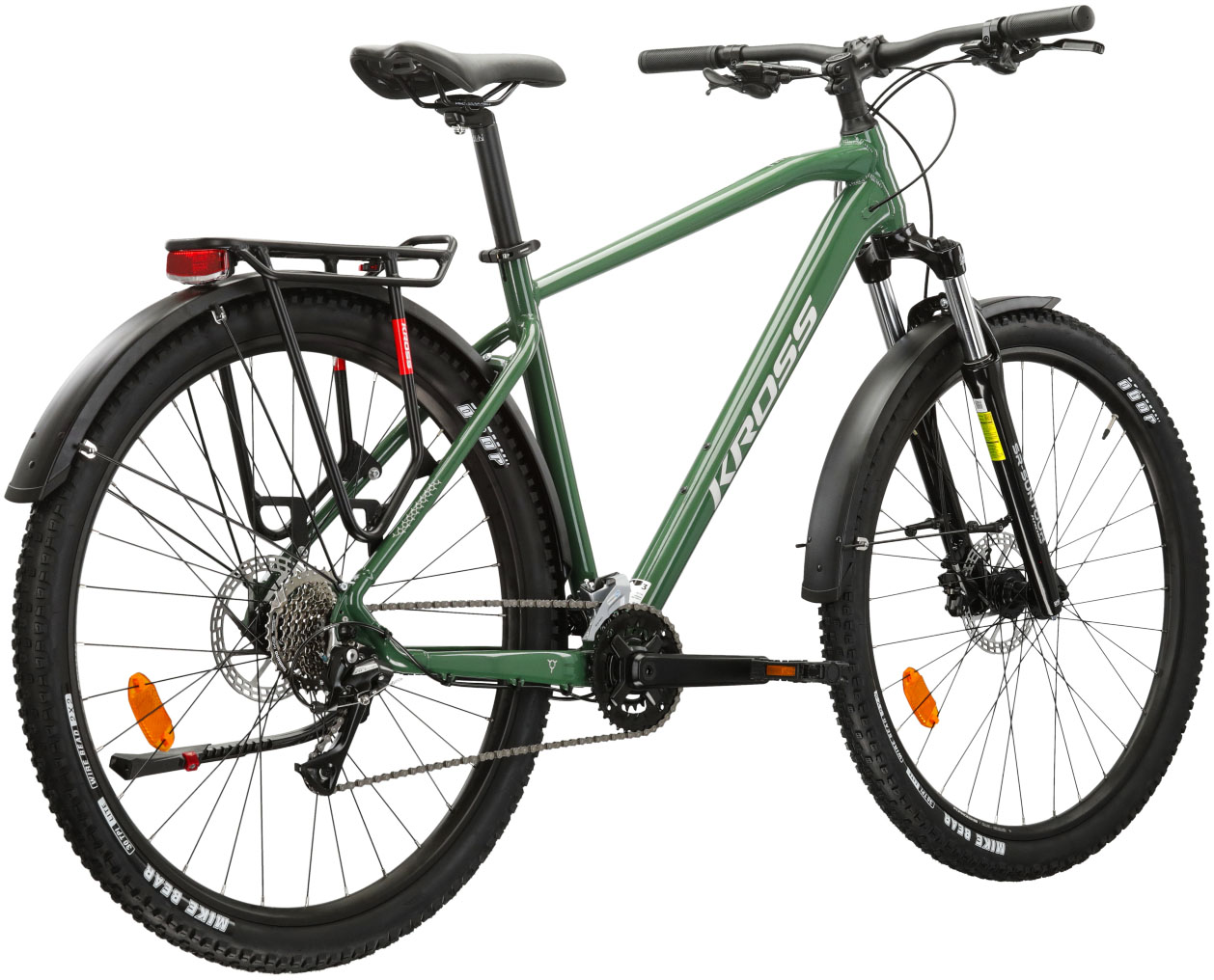 Thumbnail - Kross Mountainbike "KROSS MTB Hardtail Hexagon 4.0 27,5" grün" 16 Gang Shimano ACERA M3020 Schaltwerk Kettenschaltung