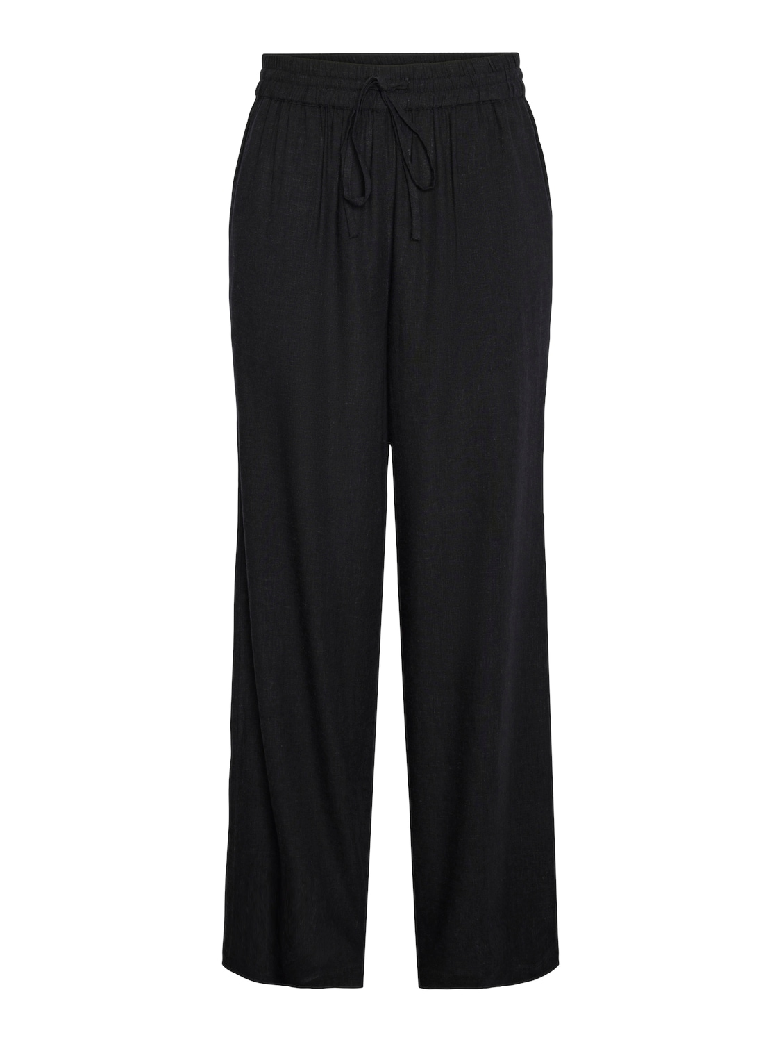 pieces Schlupfhose »PCPIA HW WIDE PANTS WVN NOOS«, Sommerhose, mit Leinen