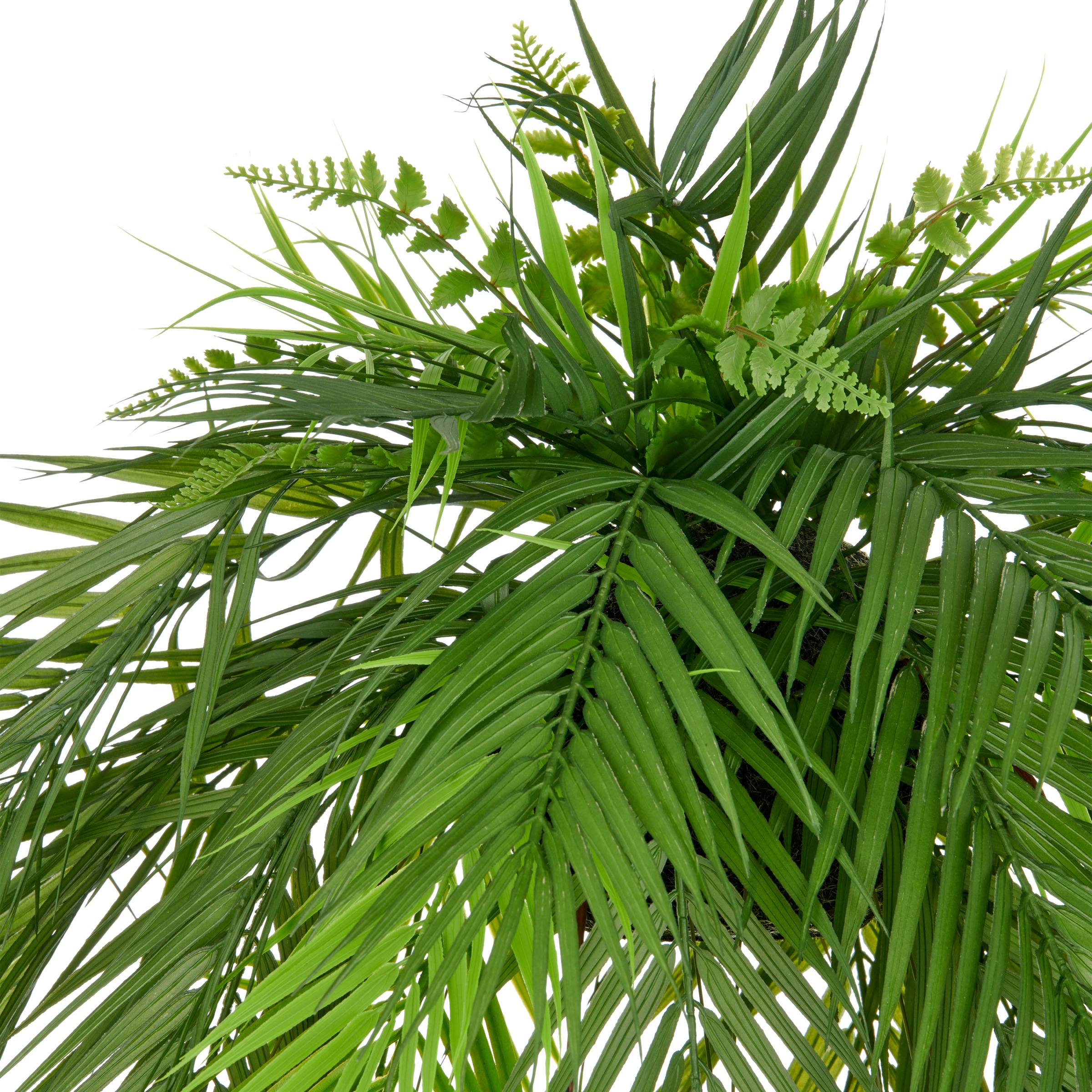 Creativ green Kunstpflanze "Palmwedel auf Mooskugel", mit üppigen Palmwedel günstig online kaufen