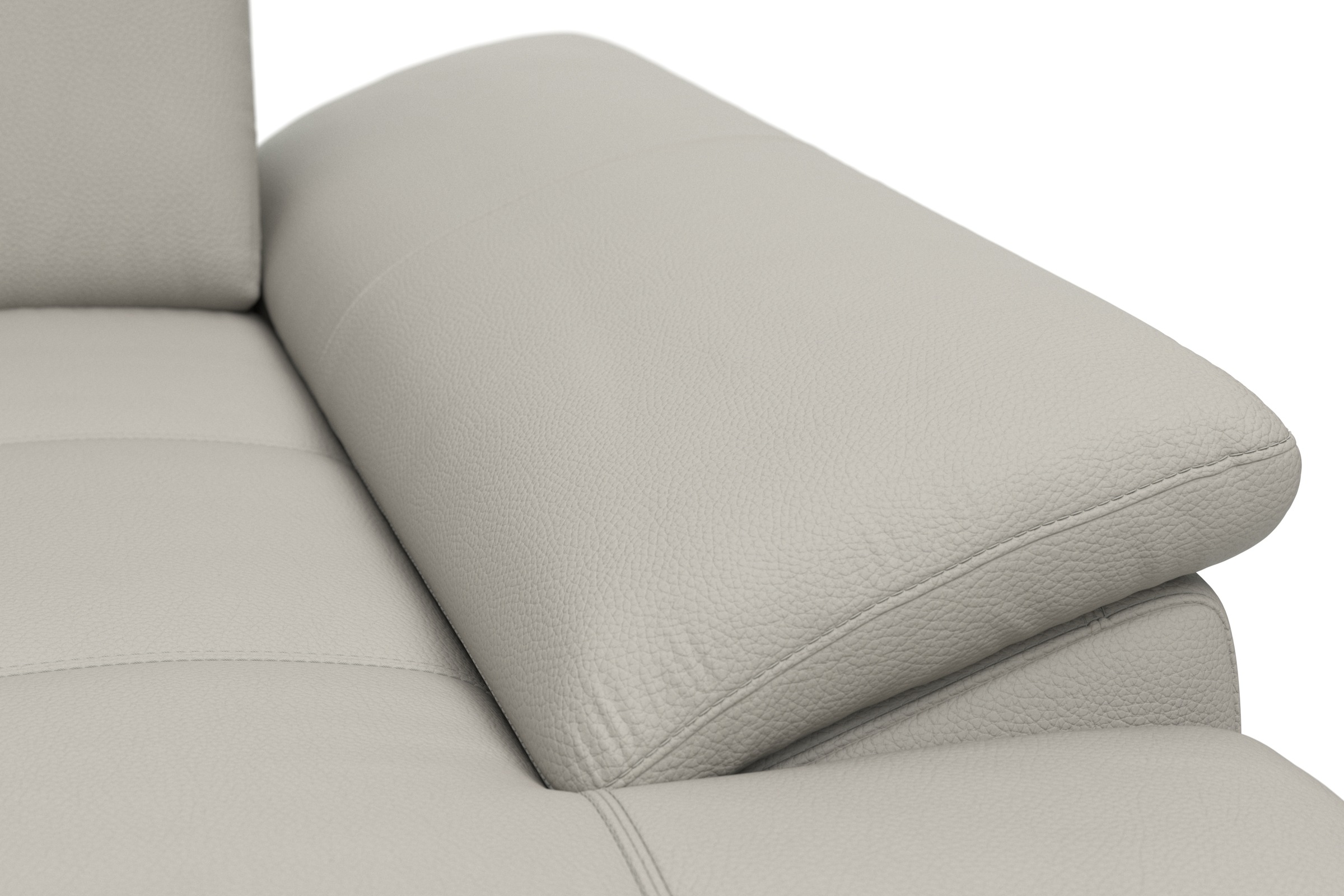 Places of Style Wohnlandschaft »Costello U-Form, mit Sitztiefenverstellung, Armteilverstellung und«, 3 Nierenkissen, optional Bettfunktion und Bettkasten
