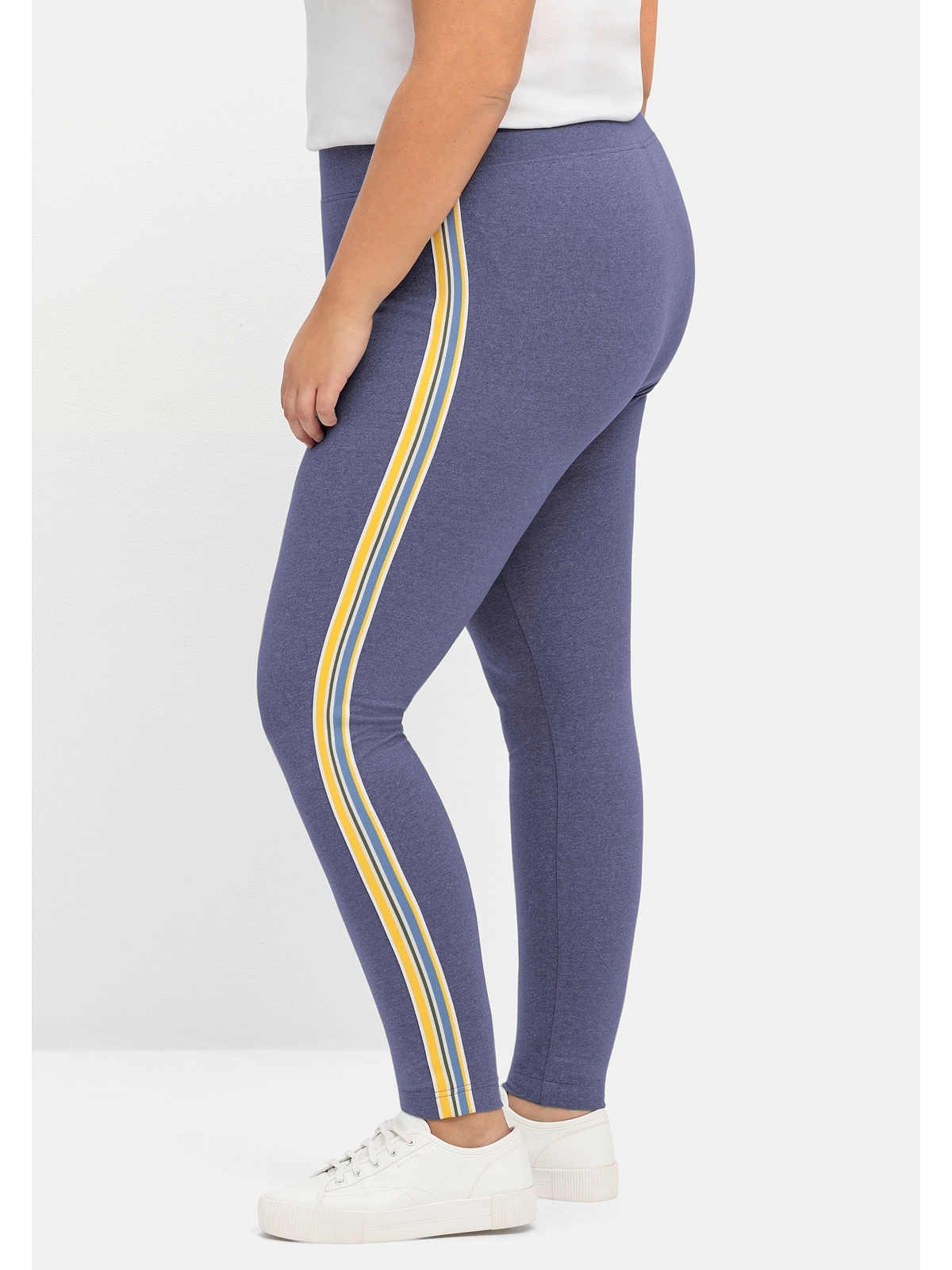 Galonstreifen »Große | Leggings bestellen seitlichem mit für Sheego Größen«, BAUR