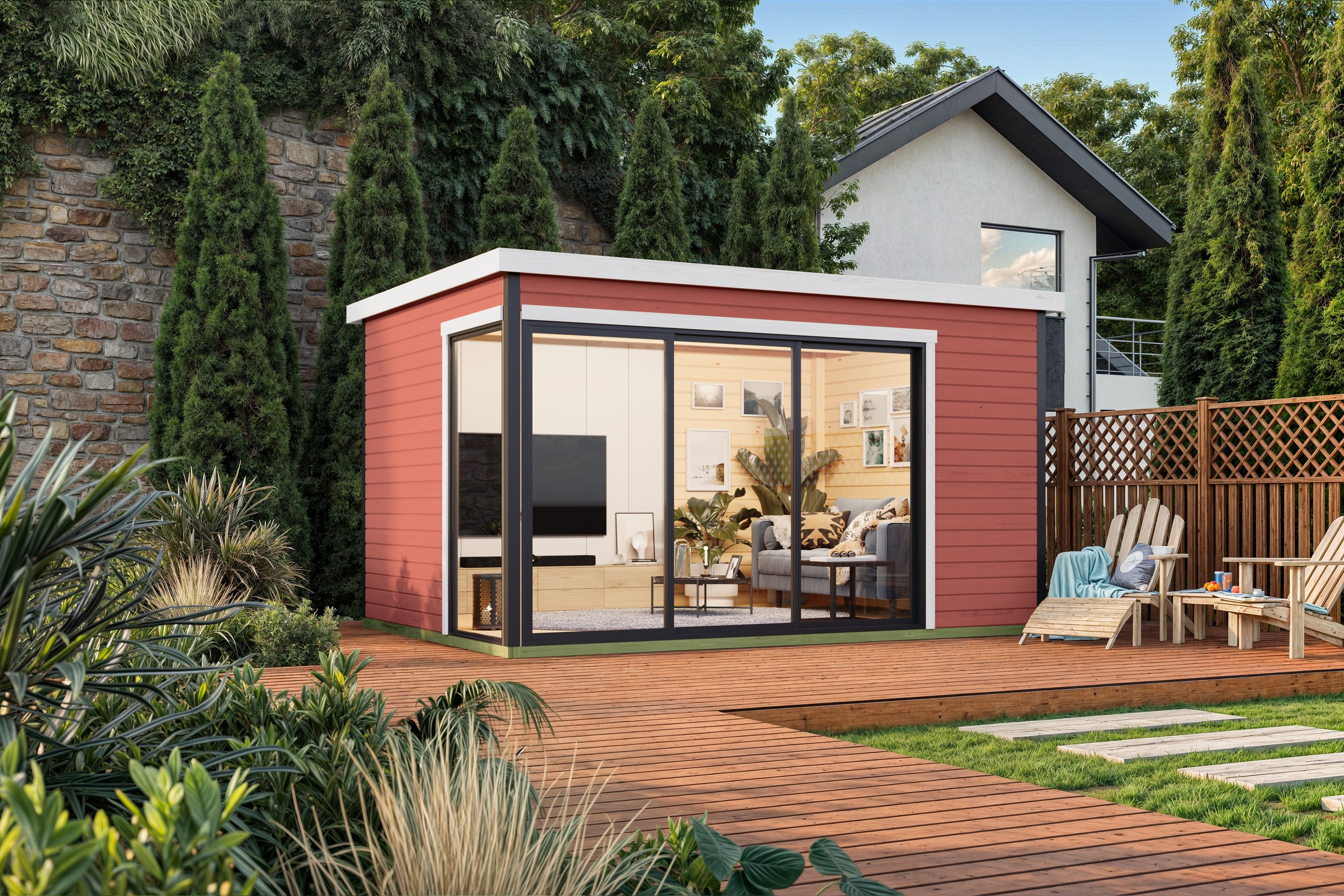 Nordic Holz Gartenhaus "AUSTIN 6" günstig online kaufen