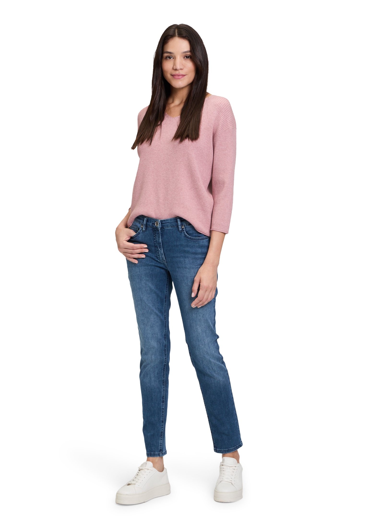 Betty Barclay Slim-fit-Jeans »Betty Barclay Damen Basic-Jeans mit Waschung«