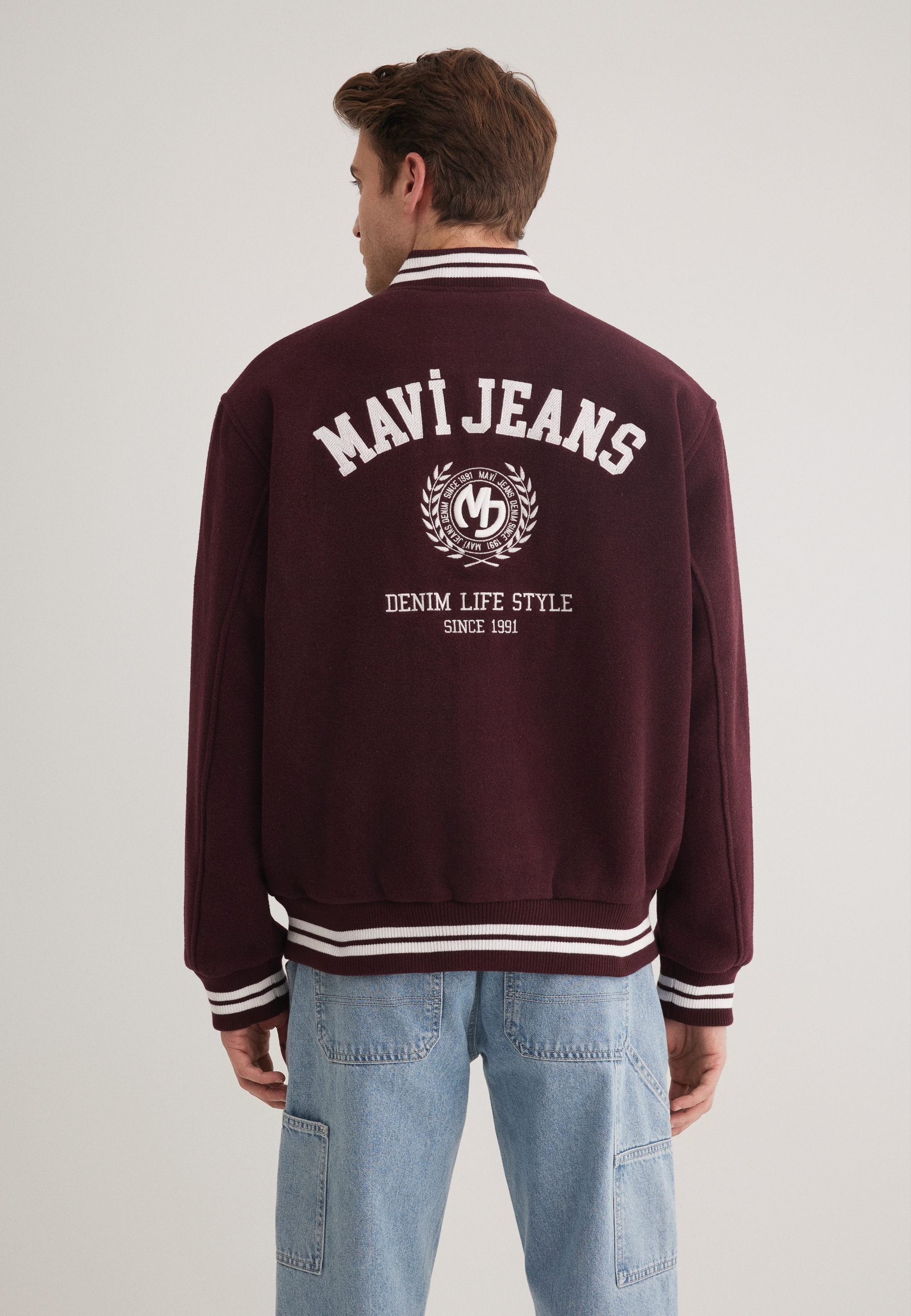 Mavi Collegejacke "MAVI JEANS JACKET", Jacke mit Mavi Logo günstig online kaufen