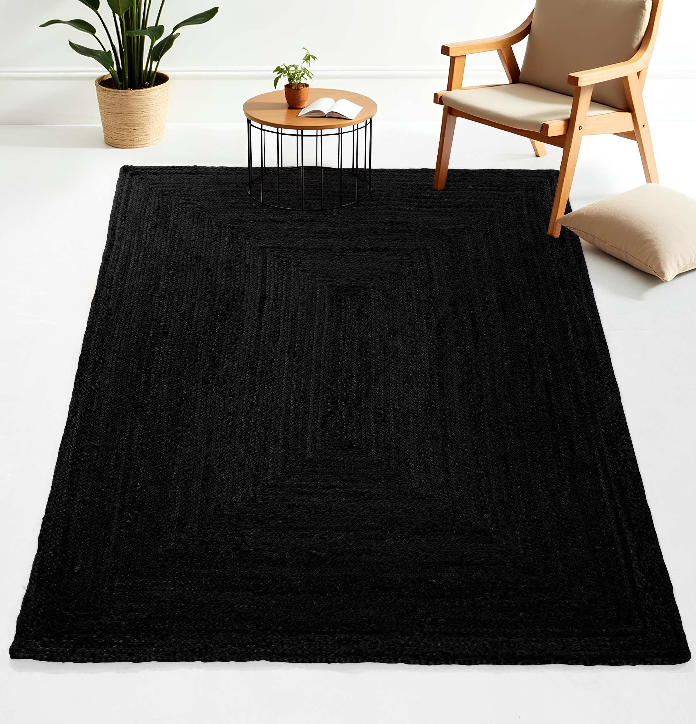carpetfine Teppich "Nele Juteteppich Naturfaser" rechteckig 6 mm Höhe geflo günstig online kaufen
