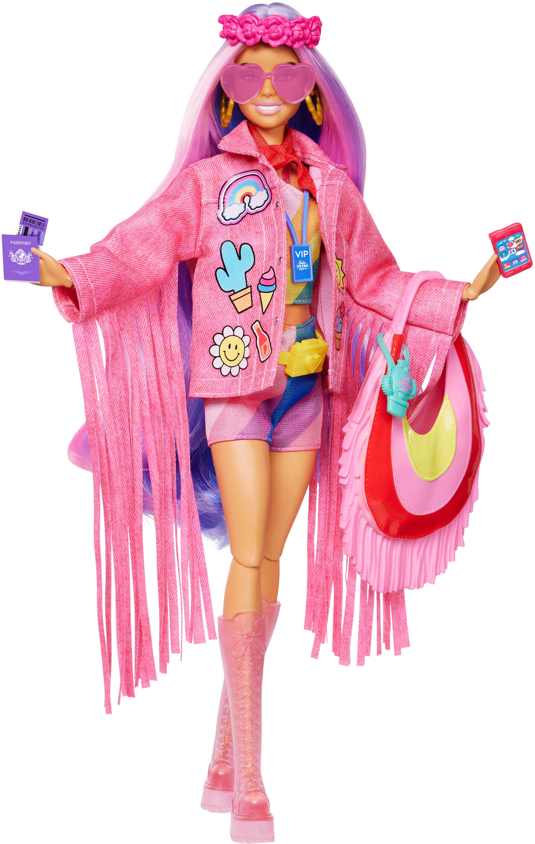 Barbie Anziehpuppe »Extra Fly im Wüsten-Outfit«