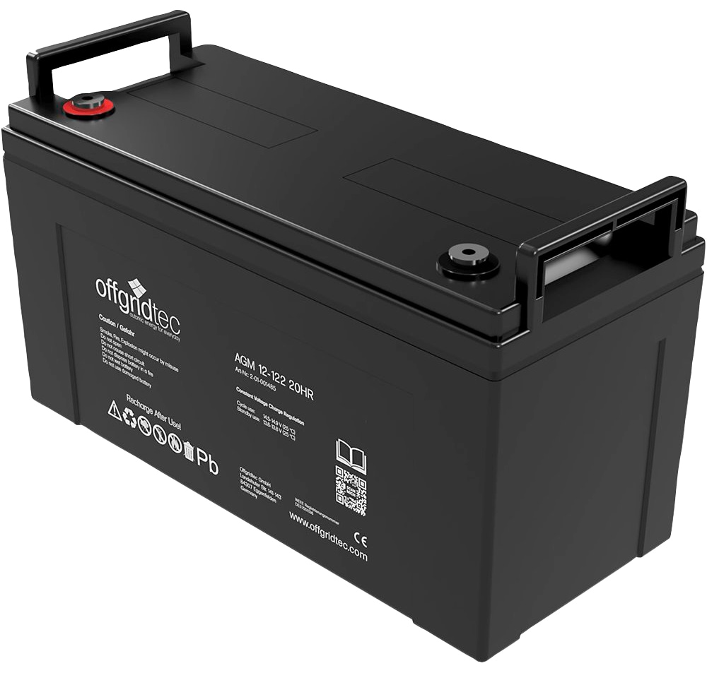 offgridtec Solarakkus »AGM Solarbatterie«, 122000 mAh, 12 V, Schraubbare  M8-Terminals günstig | BAUR