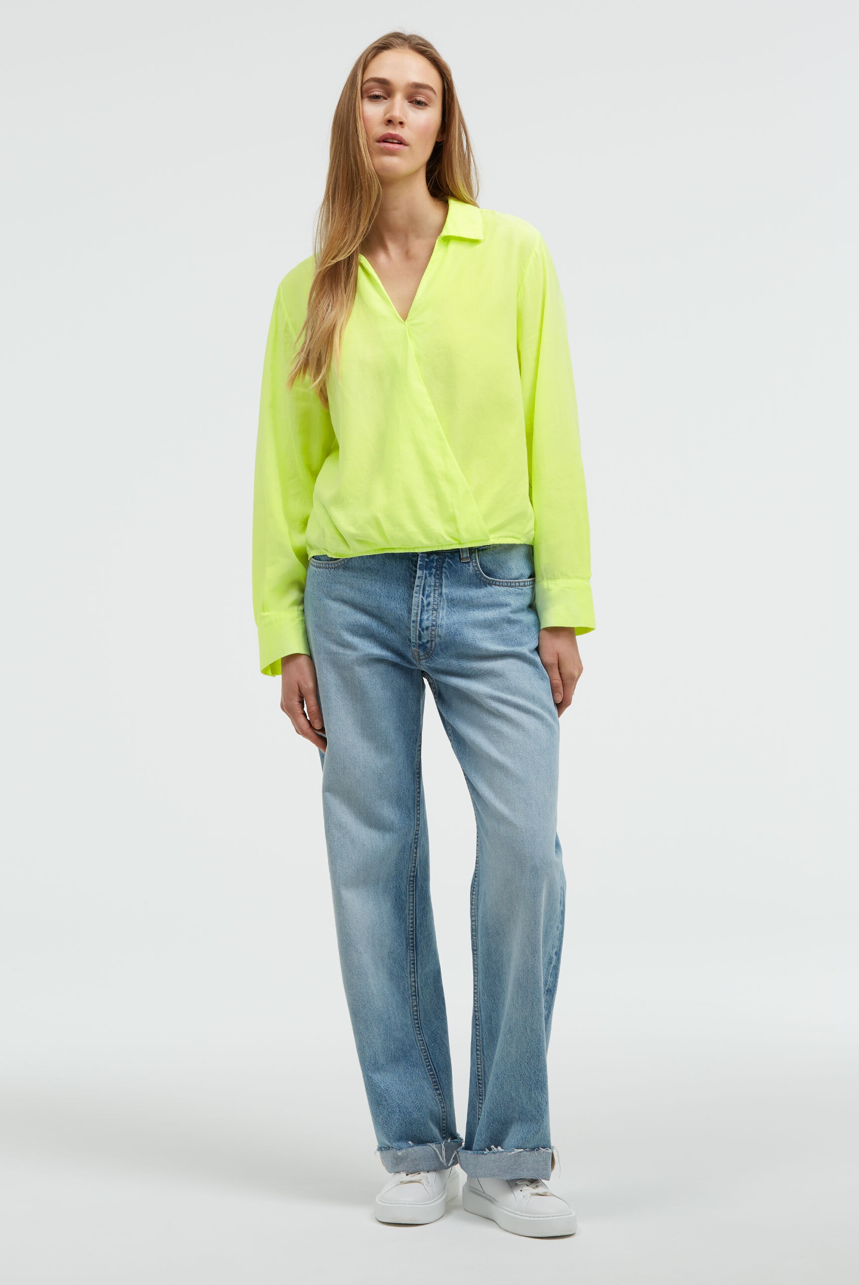 SENSES.THE LABEL Schlupfbluse aus Baumwolle
