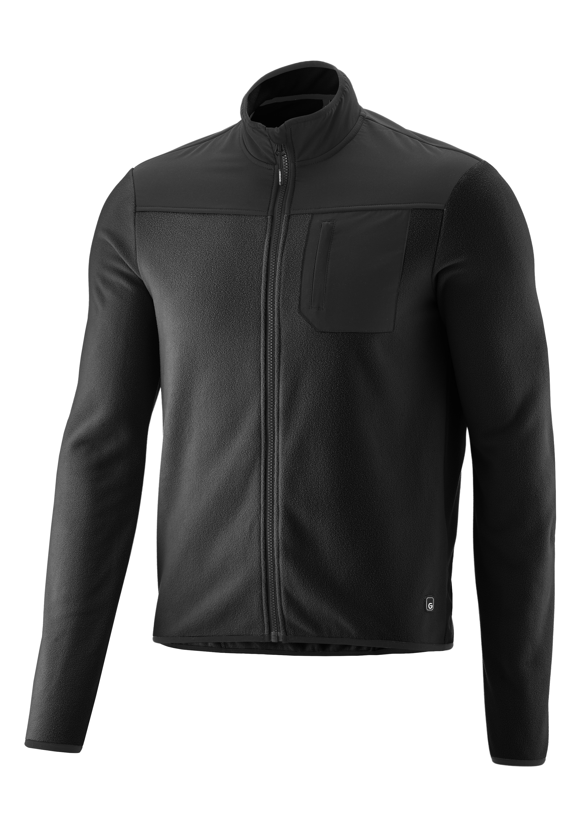Gonso Radtrikot »Adventure Jersey Fleece M«, Herren Fahrradtrikot langarm, weiches Fleece-Material, Full-Zip Trikot