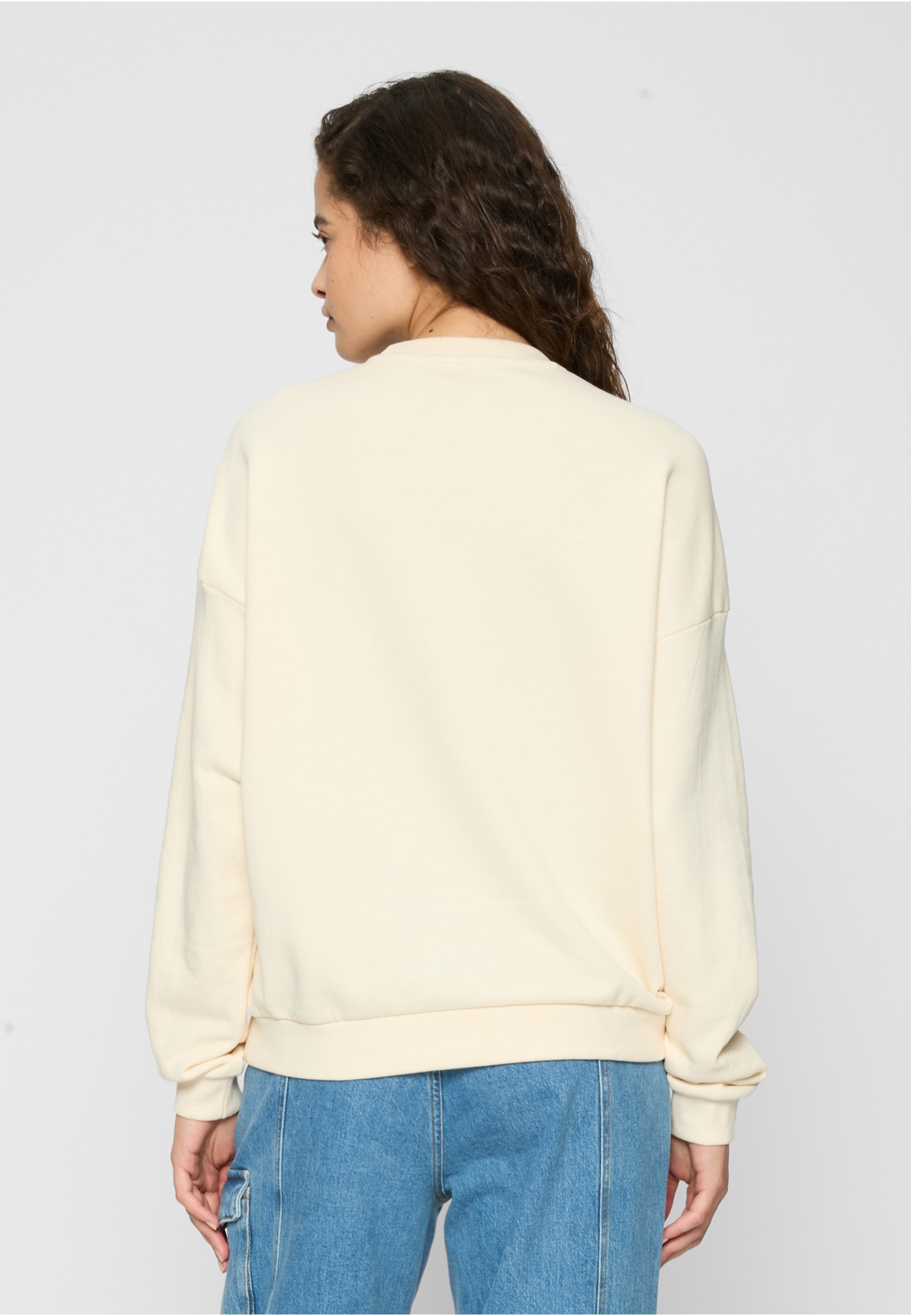 URBAN CLASSICS Sweater »Urban Classics Damen Ladies Oversized Light Terry Crewneck«
