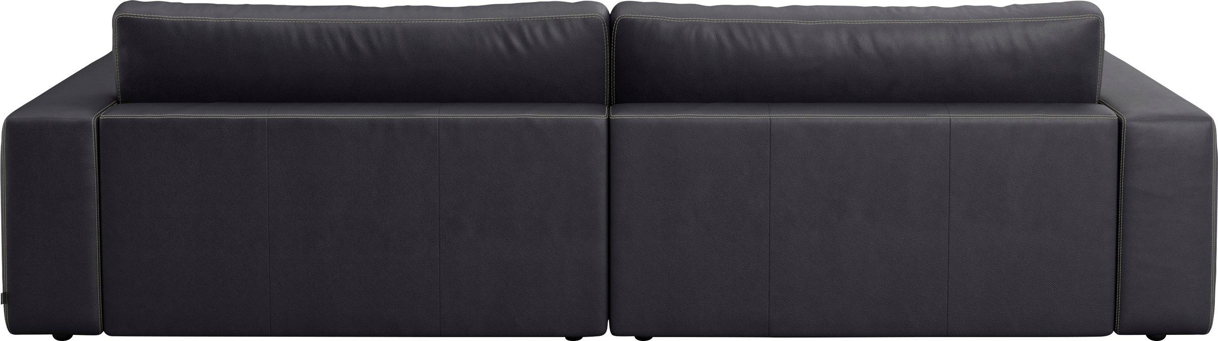 Big-Sofa MUSTERRING "LUCIA", braun (mocca puro), B:252cm H:81cm T:124cm, Flachgewebe FLORIS (100% Polyester);Flachgewebe VALMONT (60% Baumwolle/ 40% Leinen);Microfaser CRONA (100% Polyester), Sofas, Big-Sofa, in vielen Qualitäten und 4 unterschiedlichen N 9