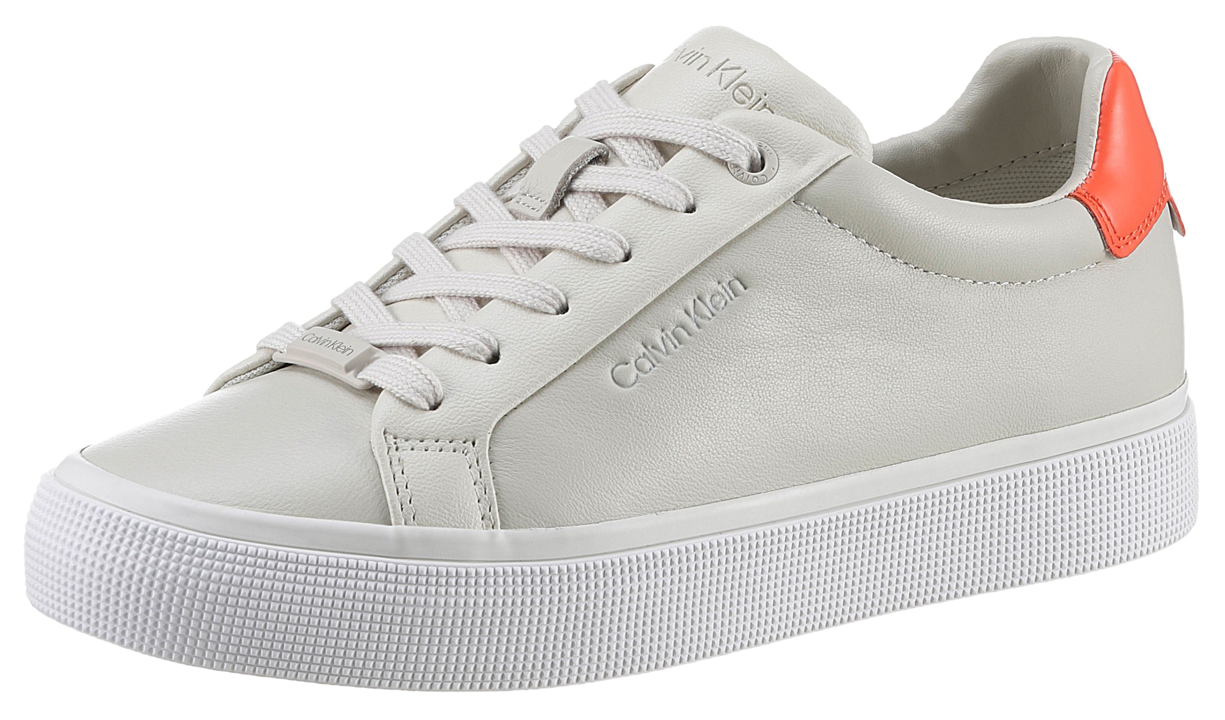 Calvin Klein Plateausneaker "VULC LACE UP - DIAMOND FOXING", mit Kontrastbe günstig online kaufen