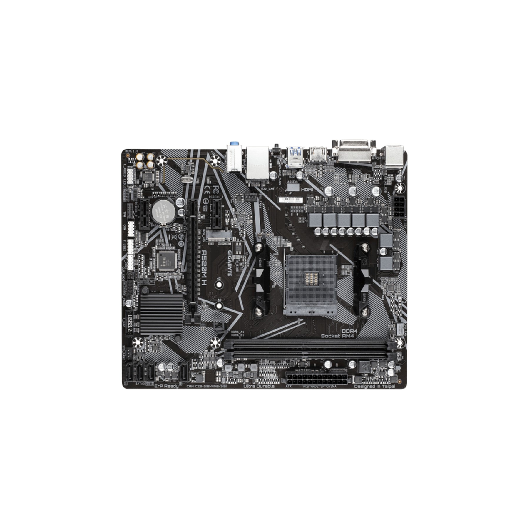 Gigabyte Mainboard »A520M H«