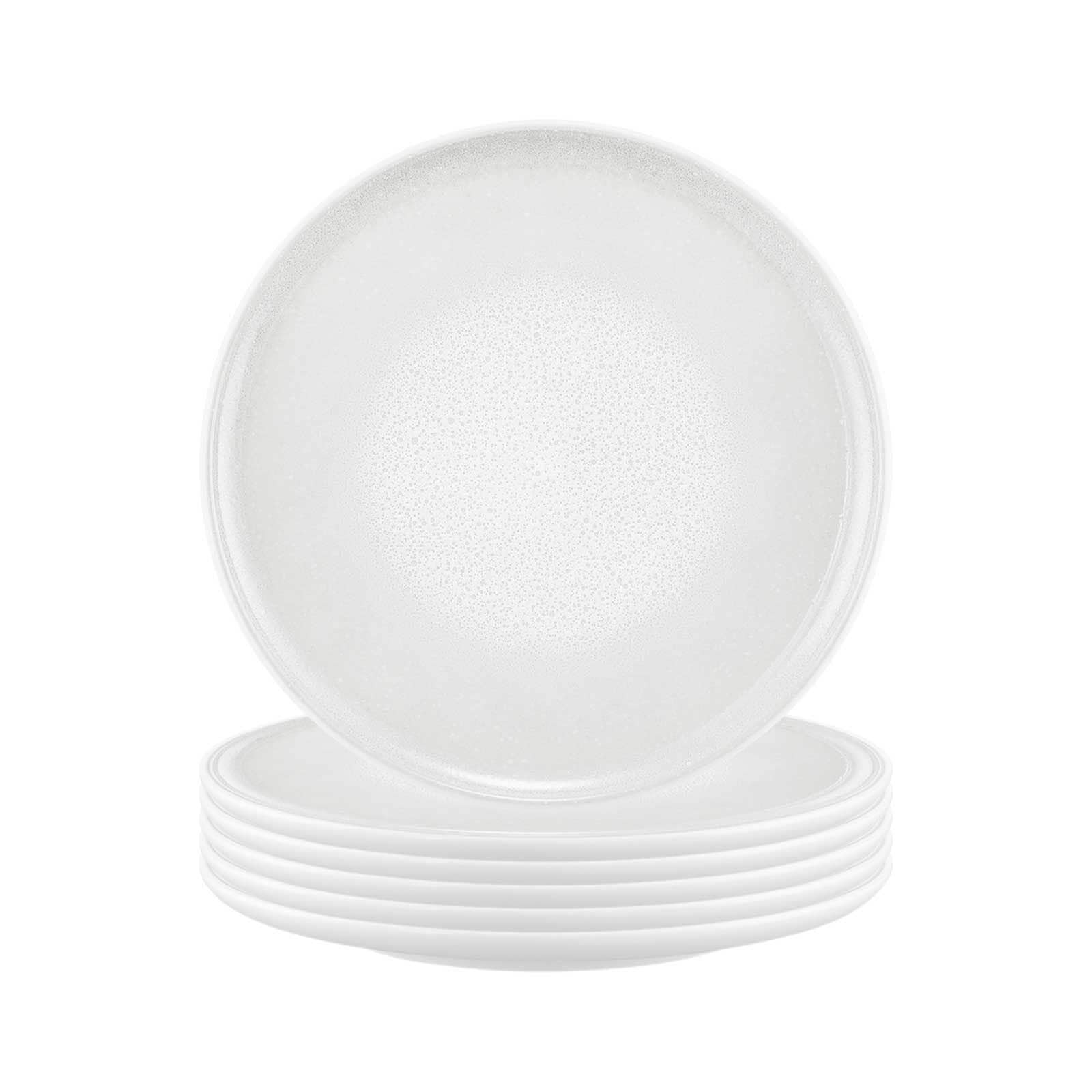 Frühstücksteller SELTMANN WEIDEN "Frühstücksteller Sento Home ø 21,4 cm 6er Set", weiß (aura weiß), L:21,4cm, Speiseteller