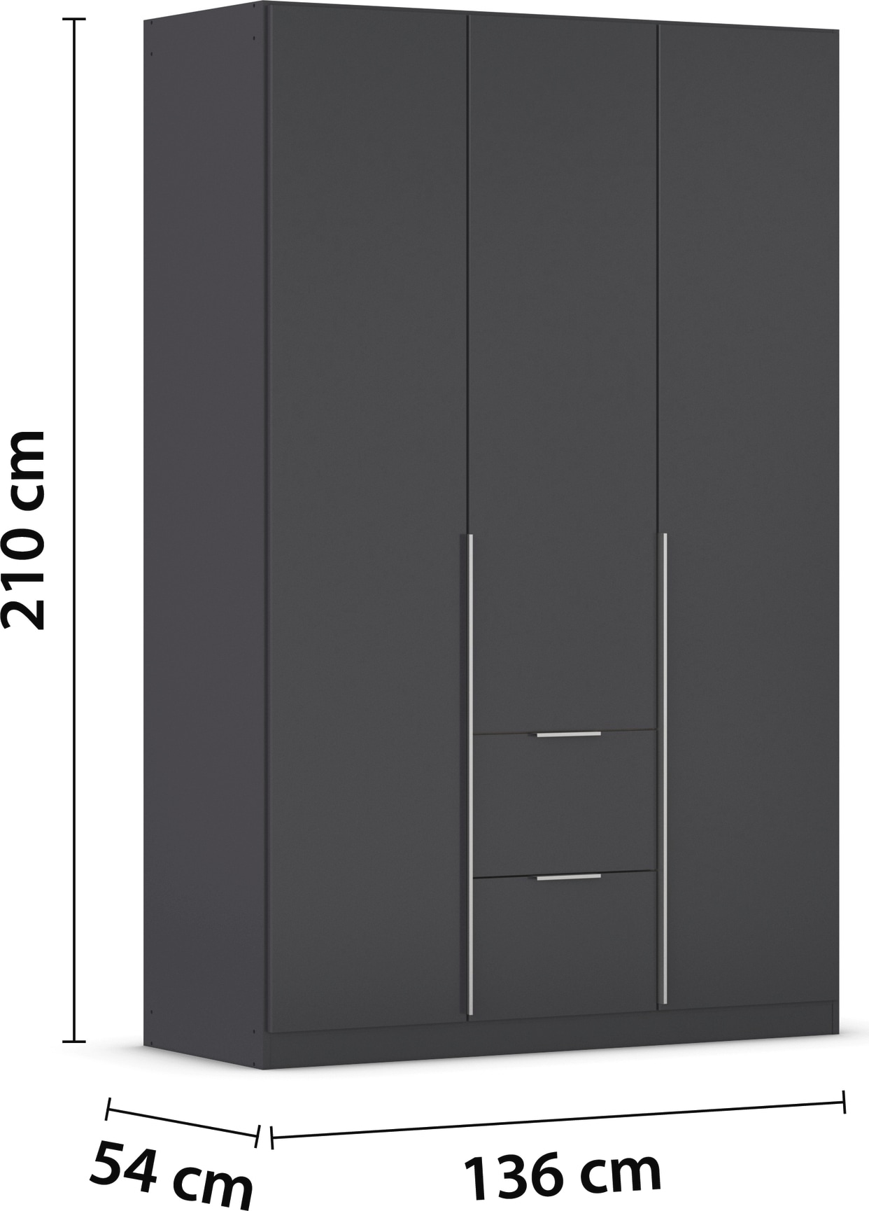 rauch Drehtürenschrank »Kleiderschrank Schrank Garderobe AGORDO mit Dekor- oder Hochglanzfront«, mit Außenschubkästen, in 6 Breiten und 2 Höhen MADE IN GERMANY