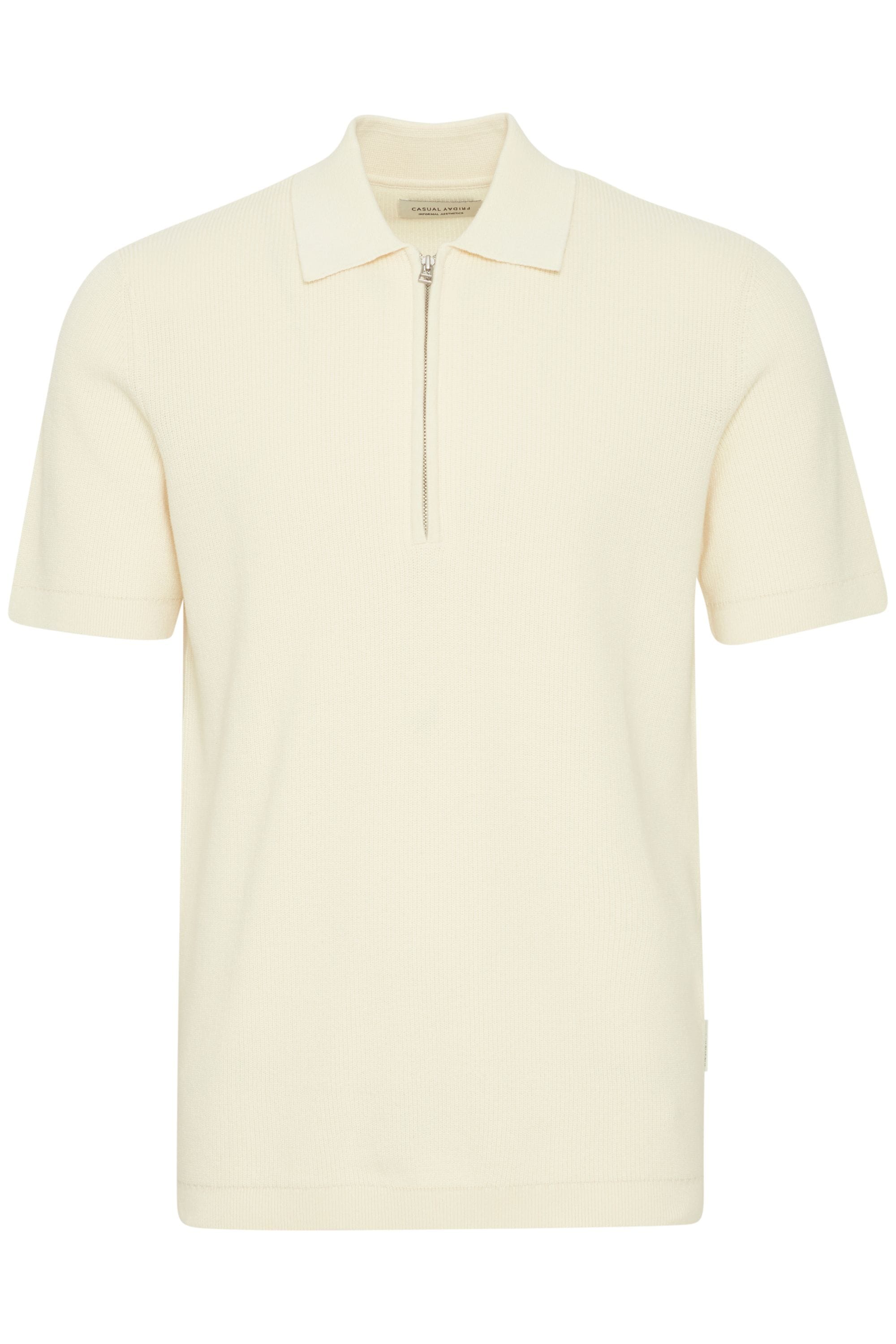 Casual Friday Poloshirt CFKarl structured knit polo sommerliches Poloshirt günstig online kaufen