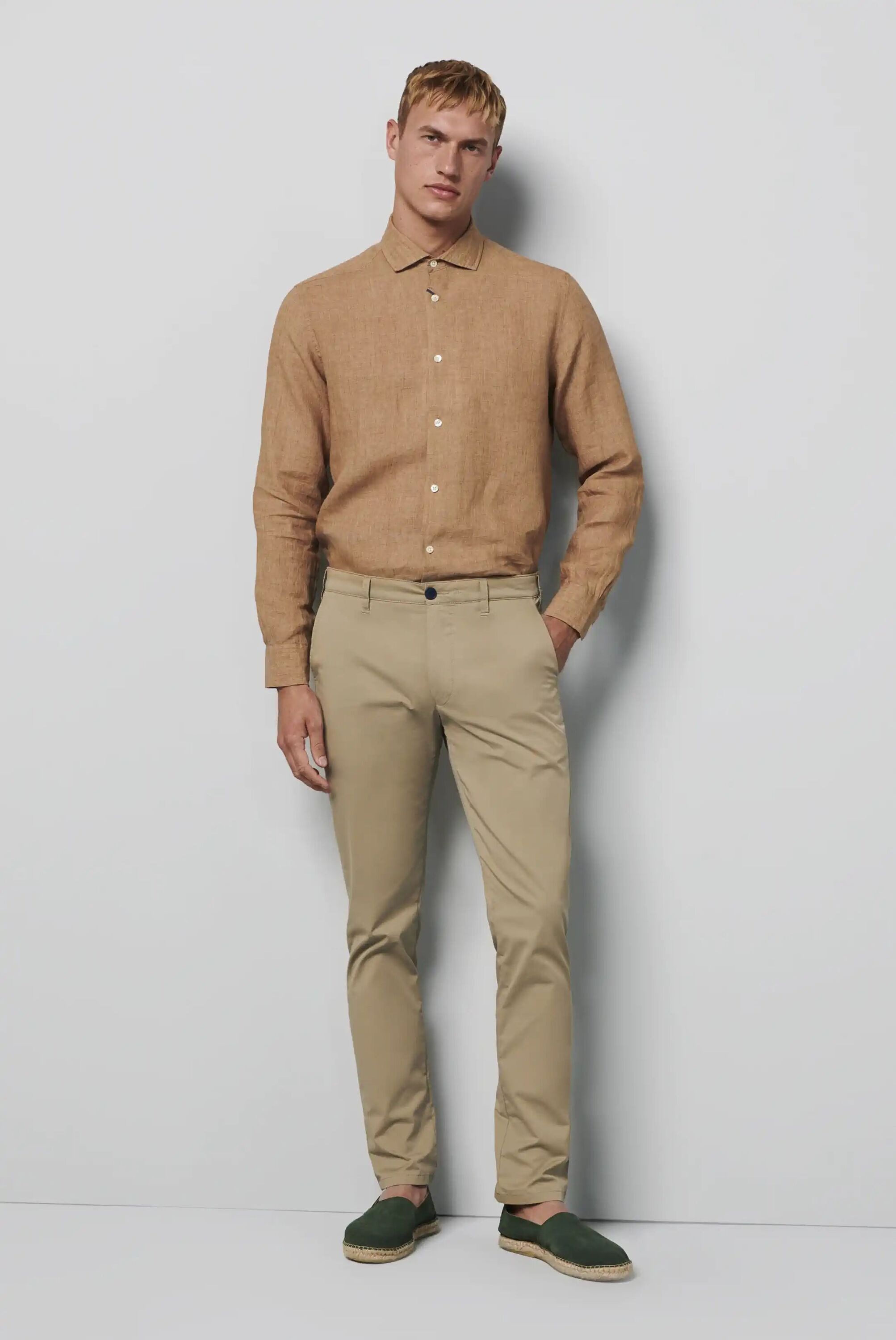 MEYER Baumwollchino Chinos Sand 34 2