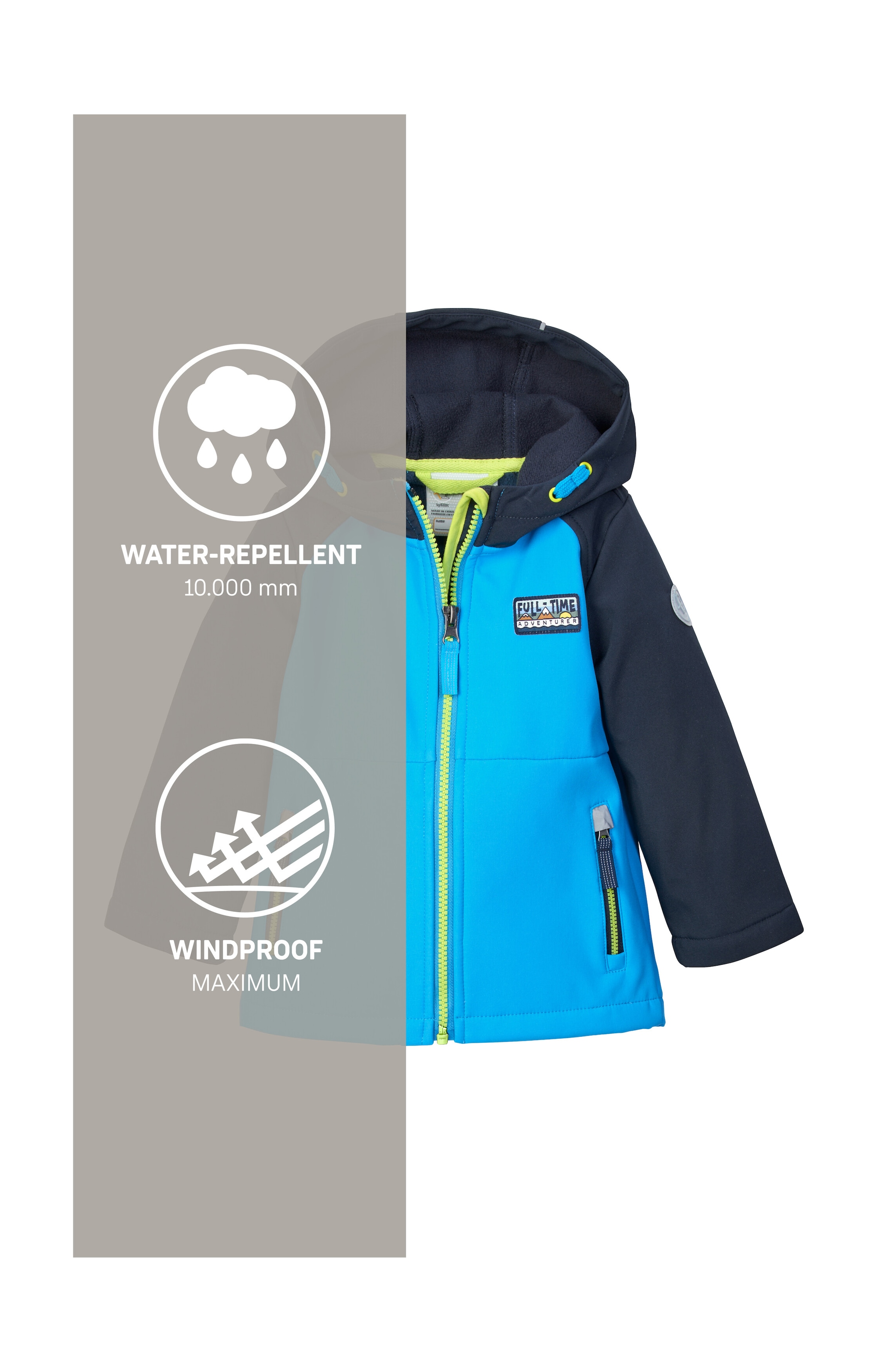 first instinct by killtec Softshelljacke »FIOS 12 MNS SFTSHLL JCKT«, Softshelljacke: wasserabweisend, winddicht, PFAS-frei imprägniert