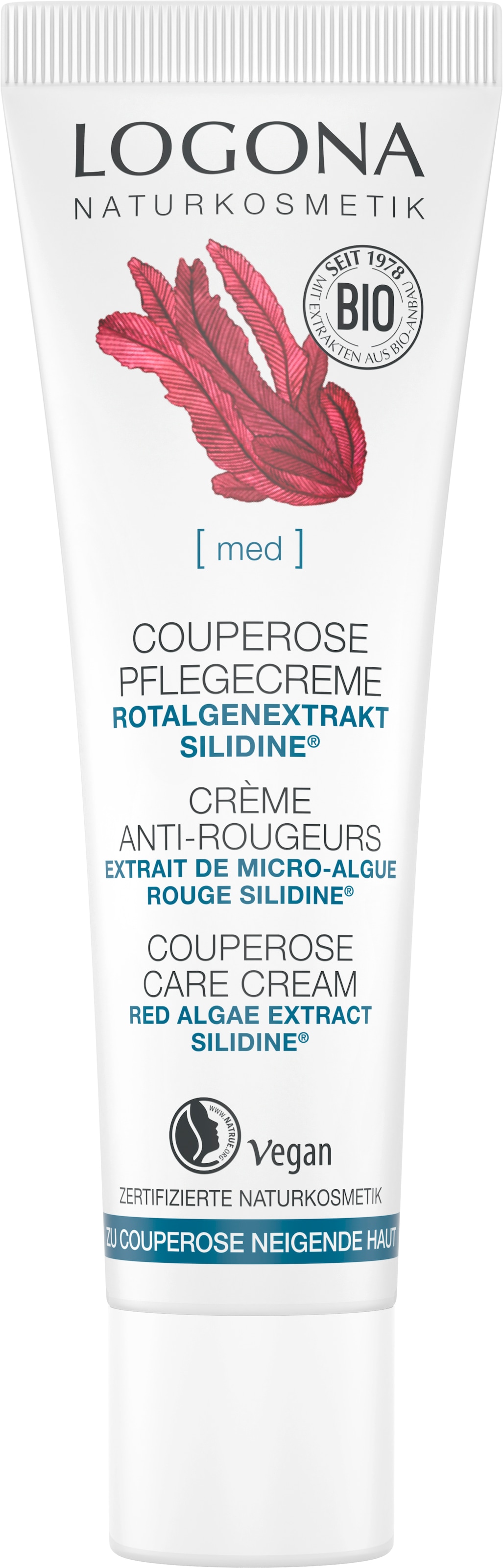 LOGONA Gesichtspflege »med Couperose Creme für Tag & Nacht, 30 ml« Gesichtspflege, für Tag & Nacht, bei Hautirritationen