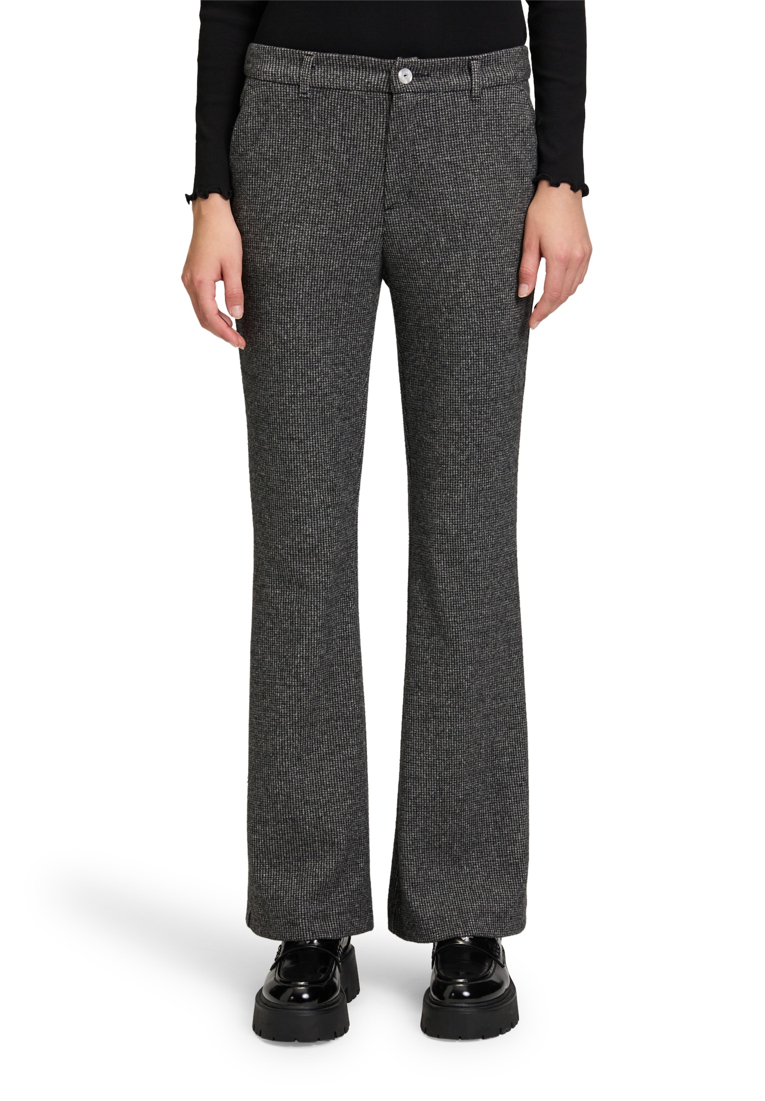 Cartoon Stoffhose "Cartoon Damen Stoffhose mit Bügelfalte" günstig online kaufen