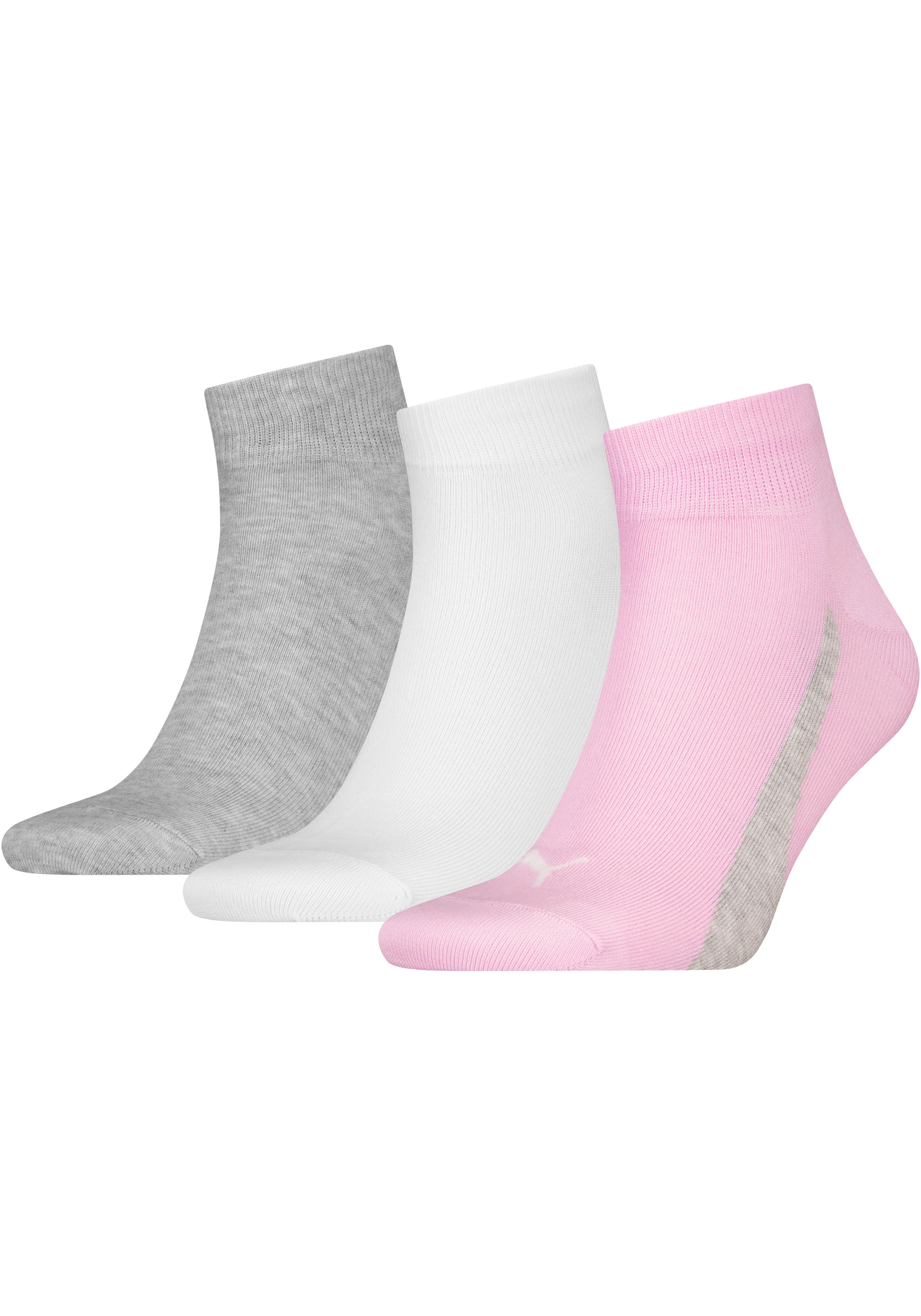 PUMA Kurzsocken "PUMA UNISEX LIFESTYLE QUARTER 3P" 3 Paar, 3 Paar tlg. mit günstig online kaufen