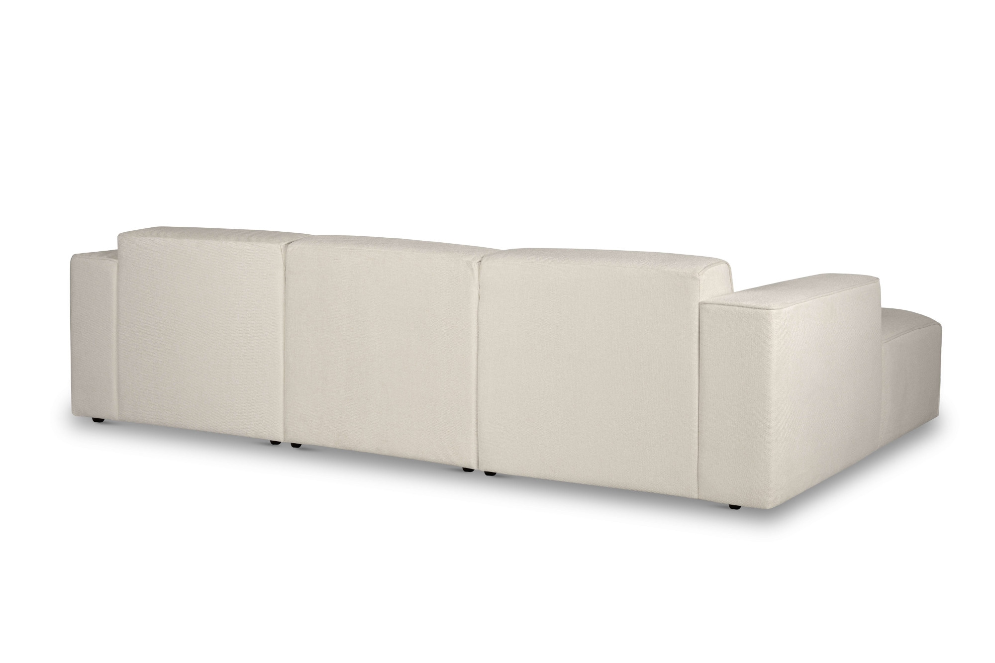 andas Ecksofa »Noord«, L-Form, mit Kedernaht, Breite 281 cm, Cord, Struktur, Webstoff