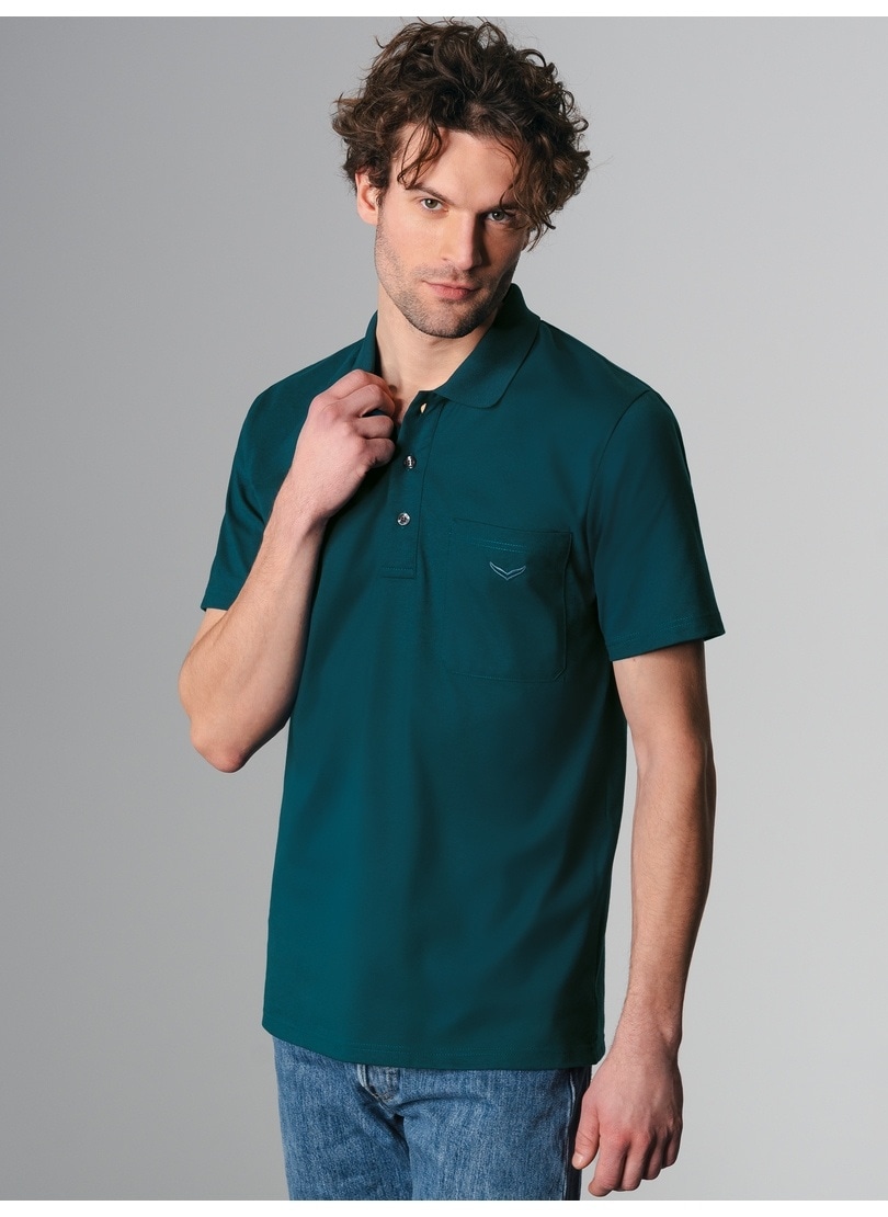 Trigema Poloshirt "TRIGEMA Poloshirt aus Single-Jersey" 1 Stk. tlg. günstig online kaufen