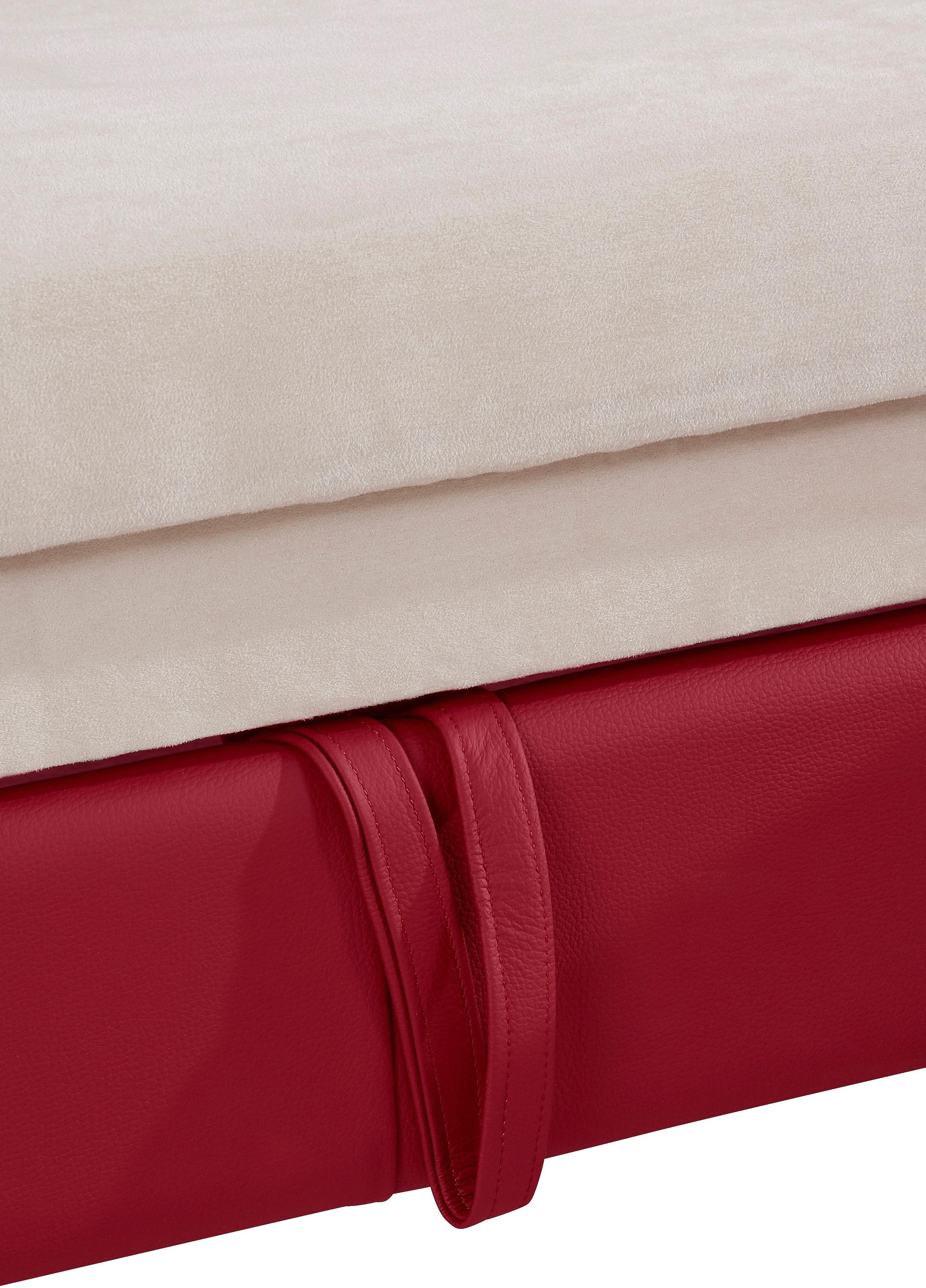 COTTA Ecksofa »Caluso L-Form«, mit Kopfteilverstellung, wahlweise mit Bettfunktion & Bettkasten