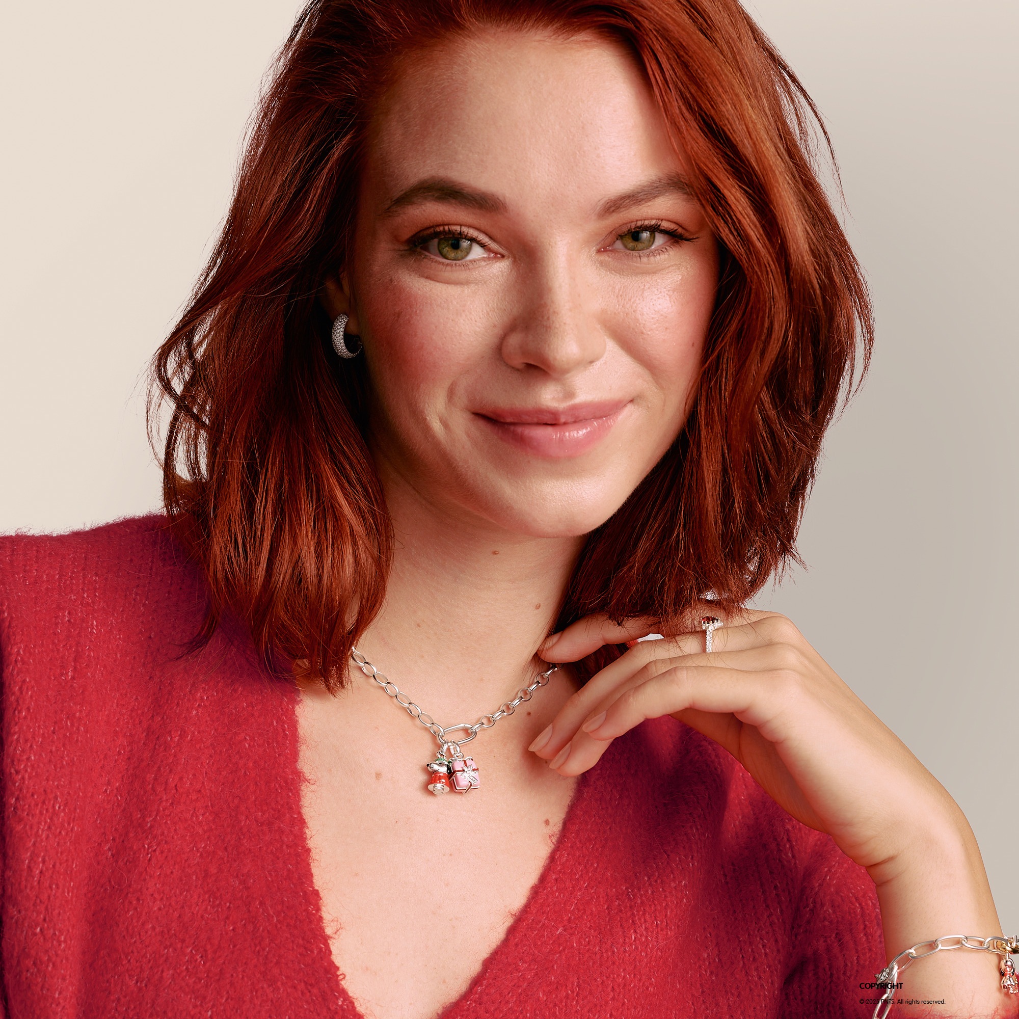 Thomas Sabo Charm Geschenk Connect Silber Pink Rot 2