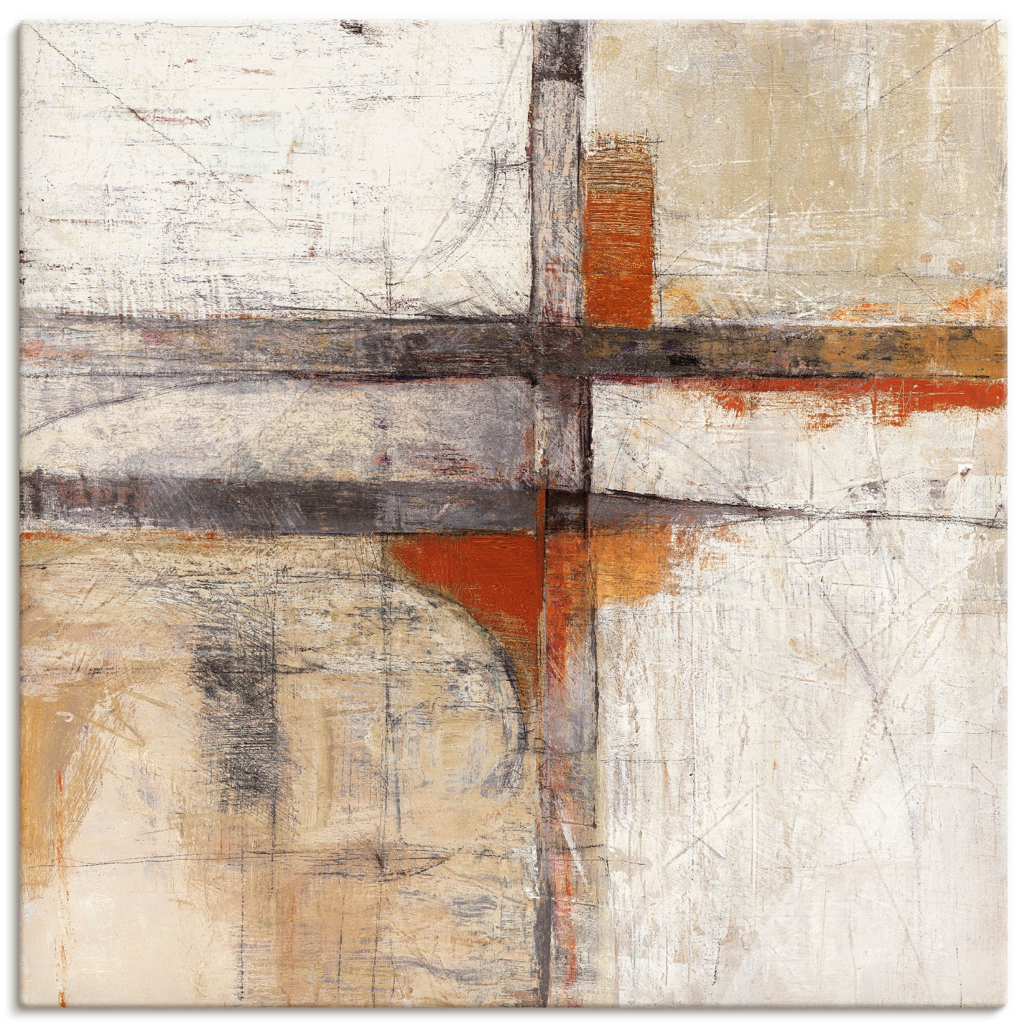 Artland Leinwandbild "Sicht II" Muster 1 Stk. tlg. auf Keilrahmen gespannt günstig online kaufen