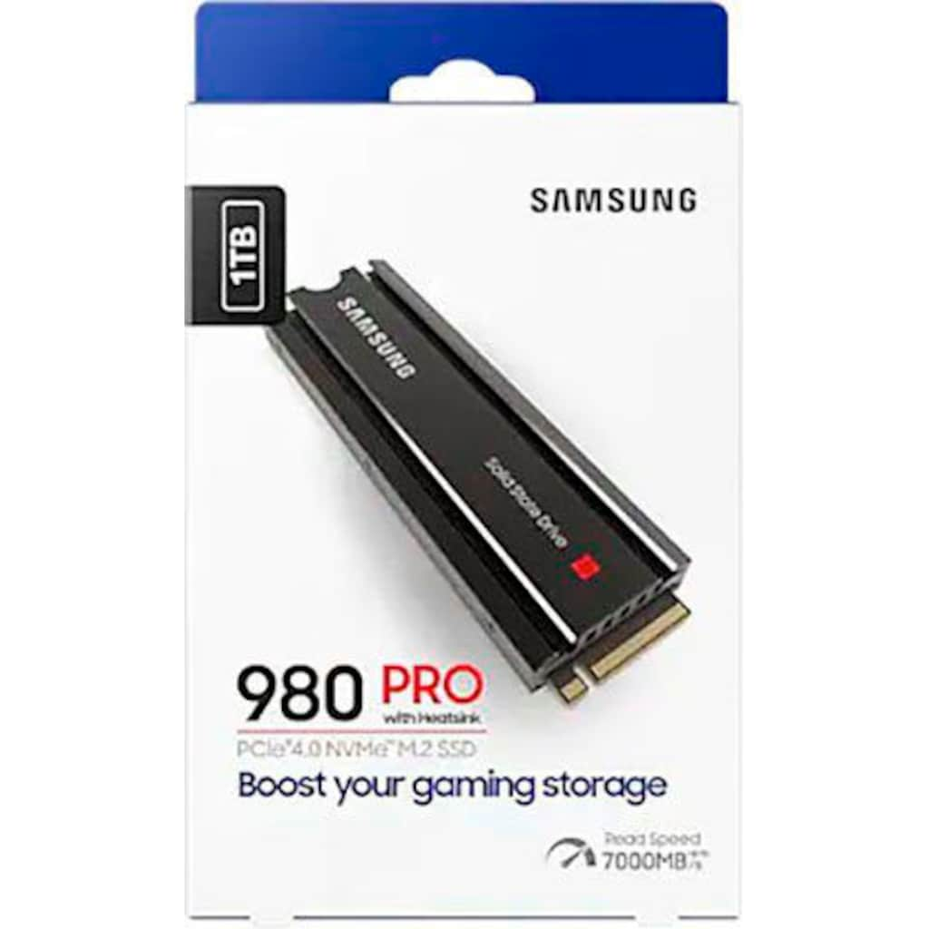 Samsung interne SSD »980 Pro Heatsink SSD 1TB + PS5 DualSense«, Anschluss M.2 PCIe 4.0-USB-C