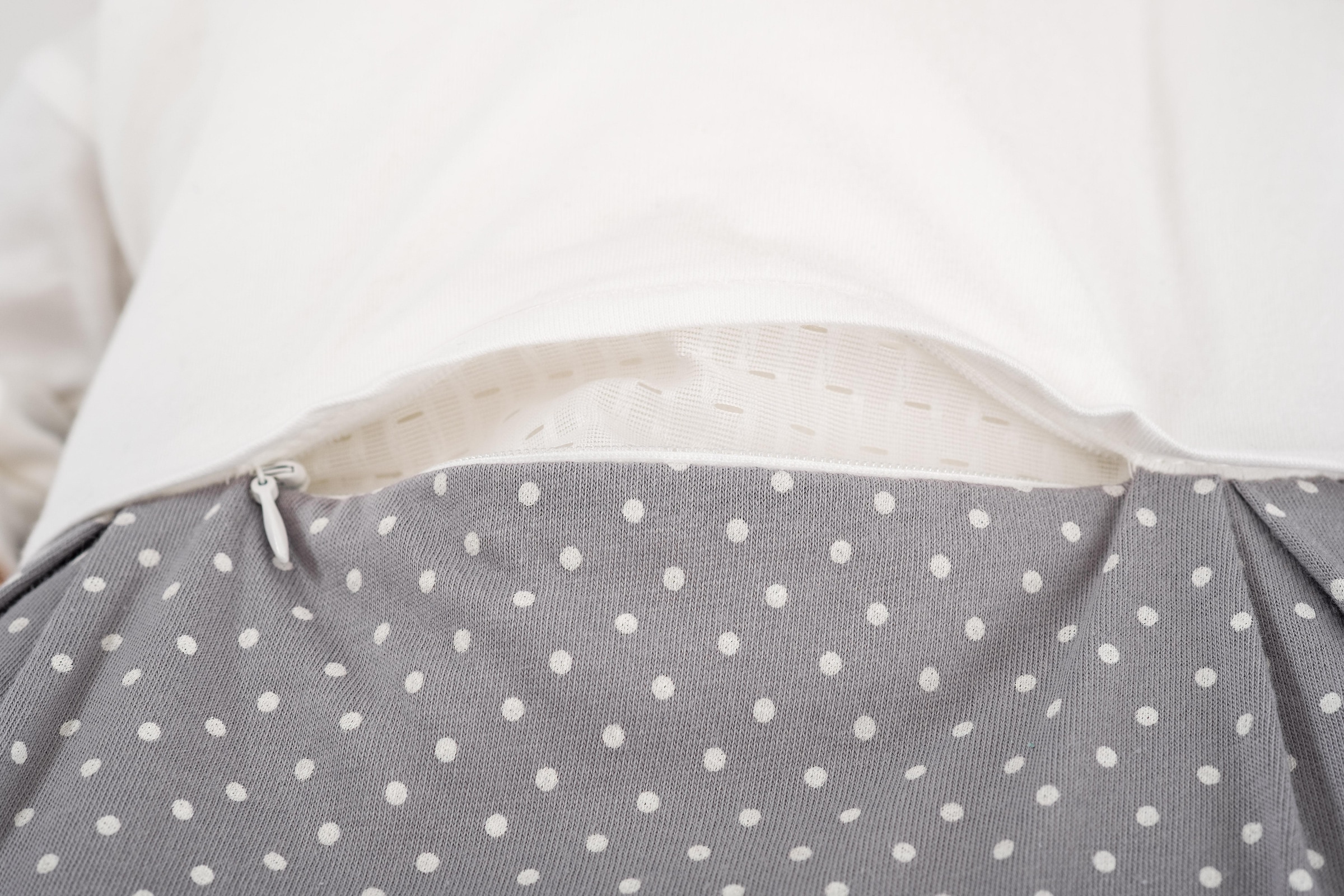 Träumeland Babyschlafsack »Außenschlafsack Pünktchen grau«
