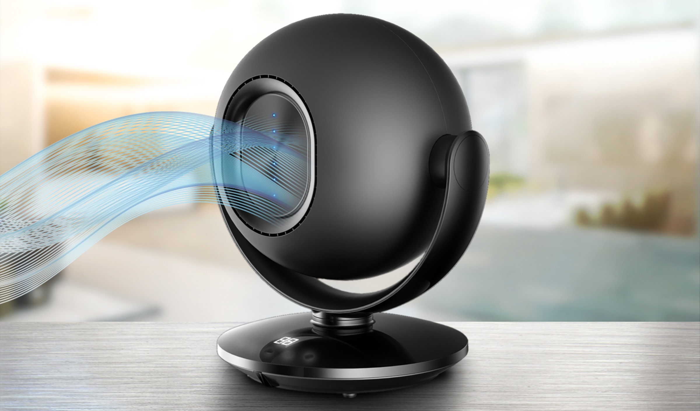 Sonnenkönig Tischventilator "Viento, LED Anzeige, Touch-Funktion, 6 Ventila günstig online kaufen