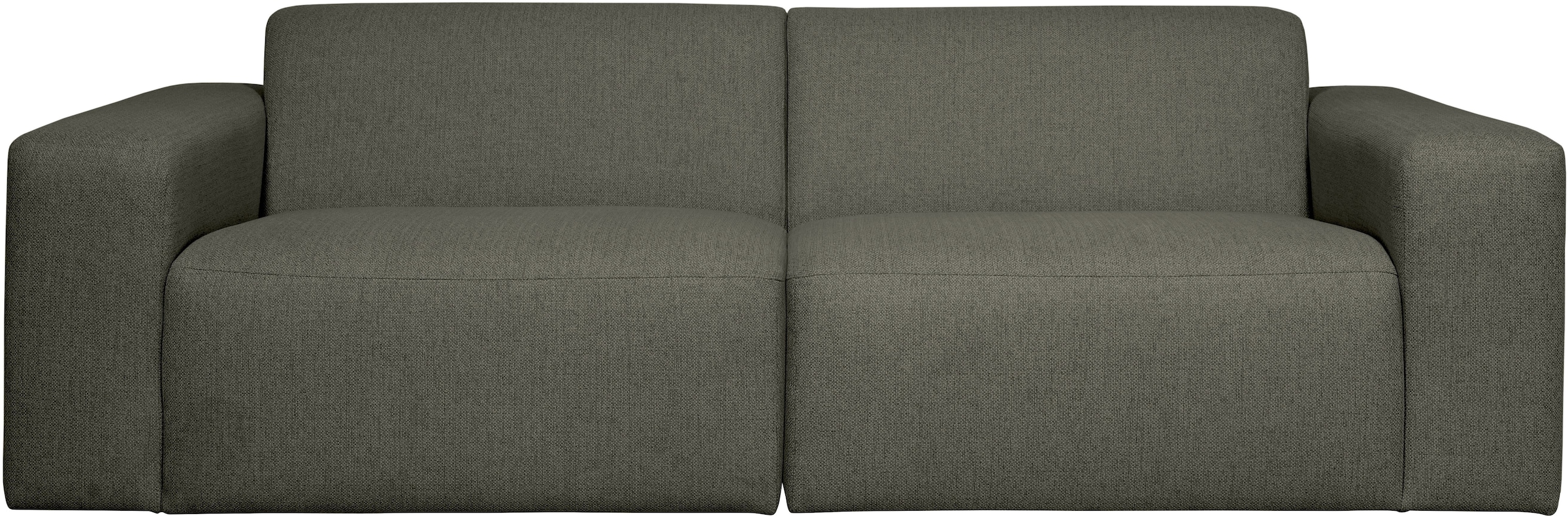INOSIGN 3-Sitzer »Koa, 228 cm, Modulsofa in Webstoff, Cord«, Designsofa, weicher Lounge-Sitzkomfort, Welleunterfederung, bodentief