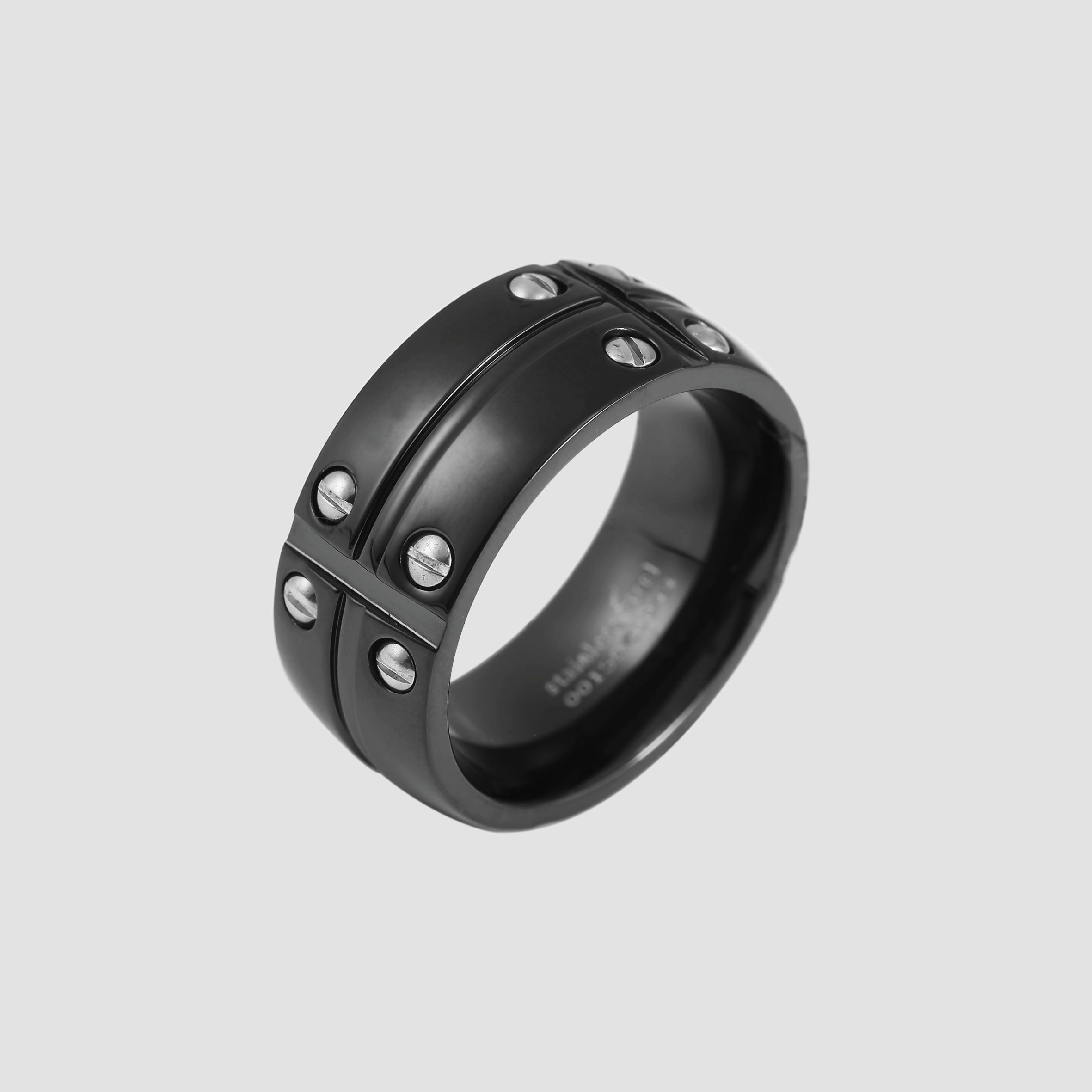 Adelia´s Fingerring »Herren Ring aus Edelstahl«
