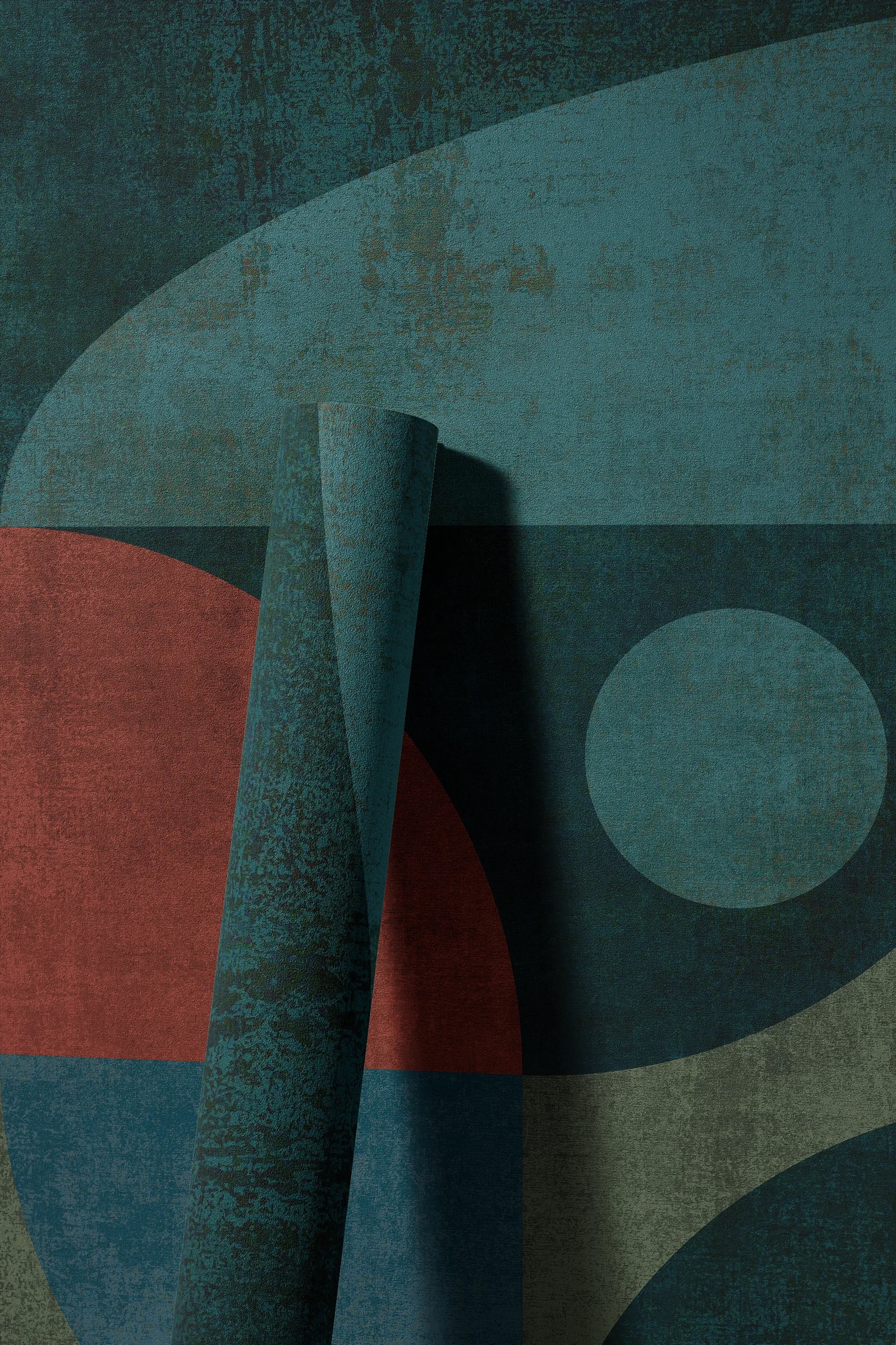 A.S. Création Vliestapete »Moderne Grafik Fototapete« geometrisch leicht strukturiert Vlies-Fototapete geometrisch 3D-Grafik, versch. Farben